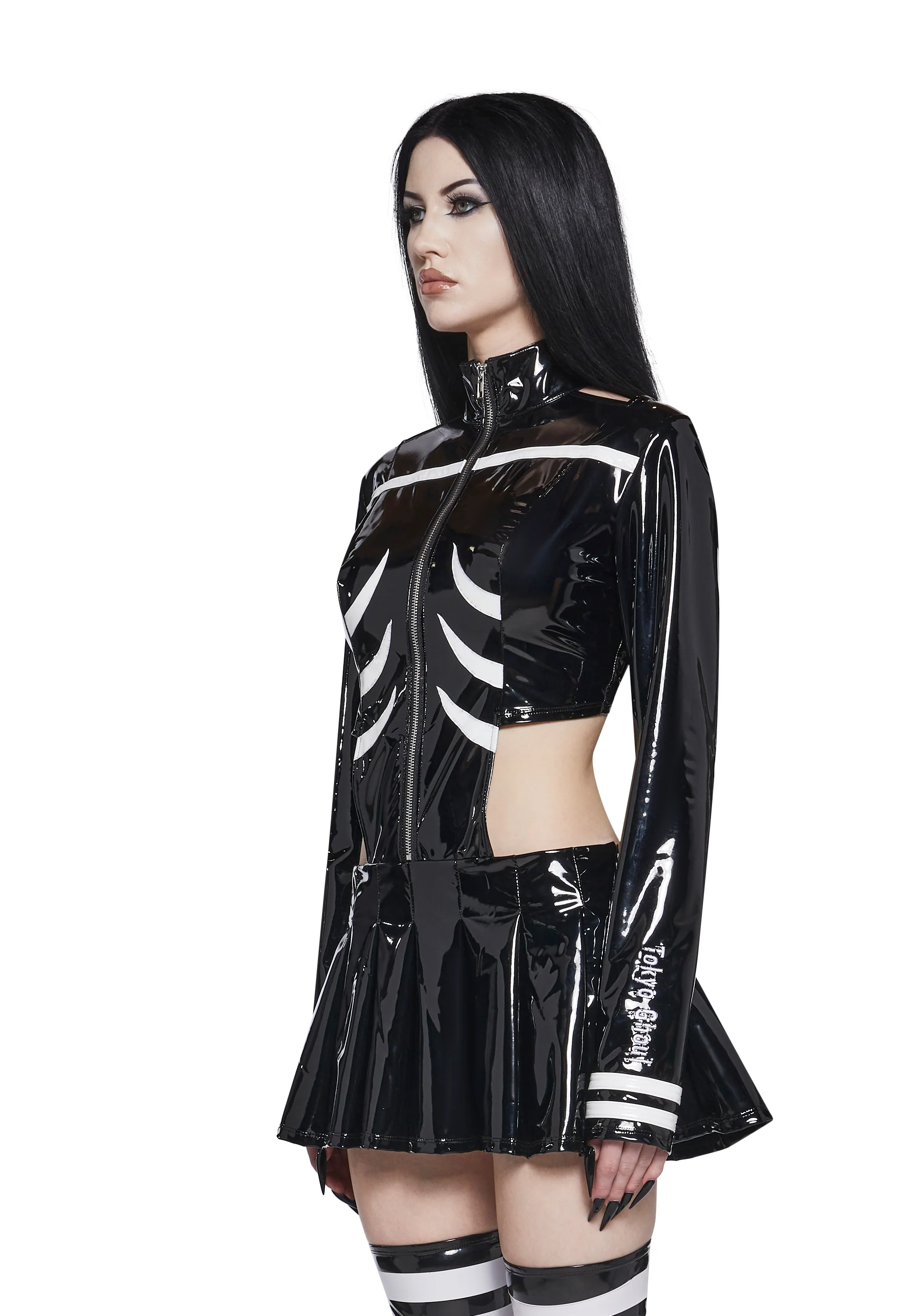 Kaneki Cosplay Mini Dress And Legwarmer Set - Image 5