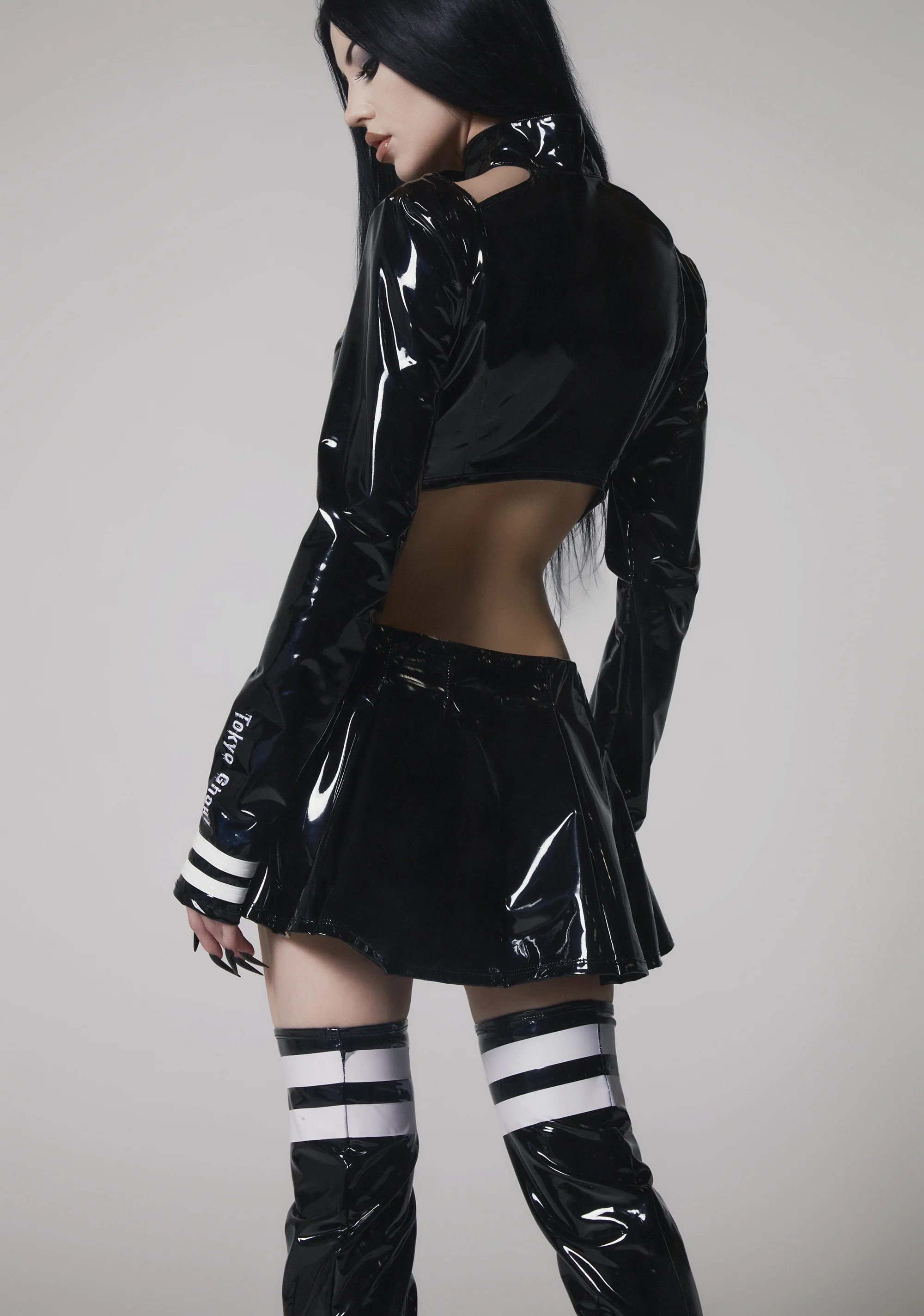 Kaneki Cosplay Mini Dress And Legwarmer Set - Image 8