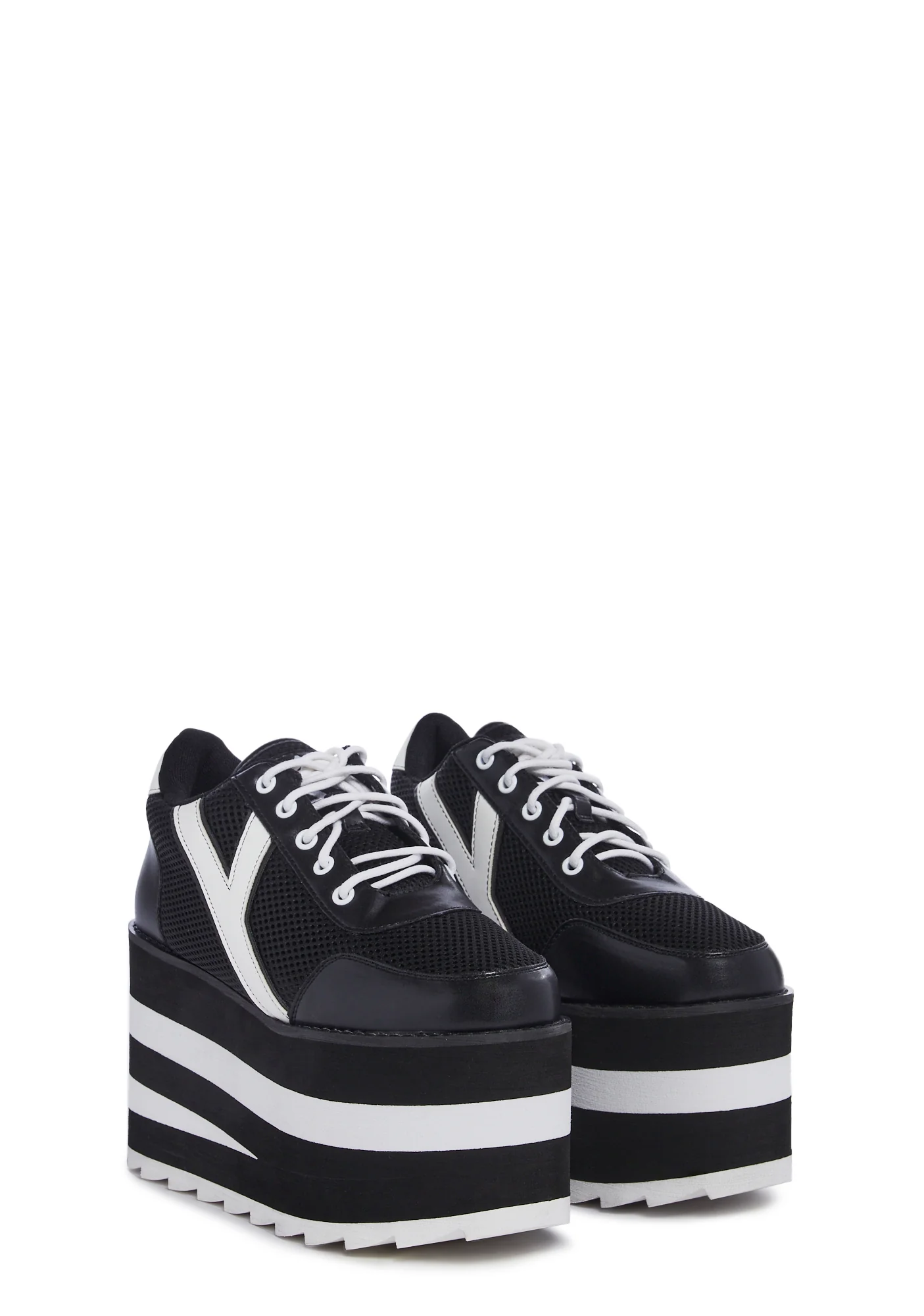 Karazii Platform Sneakers - Black - Image 3