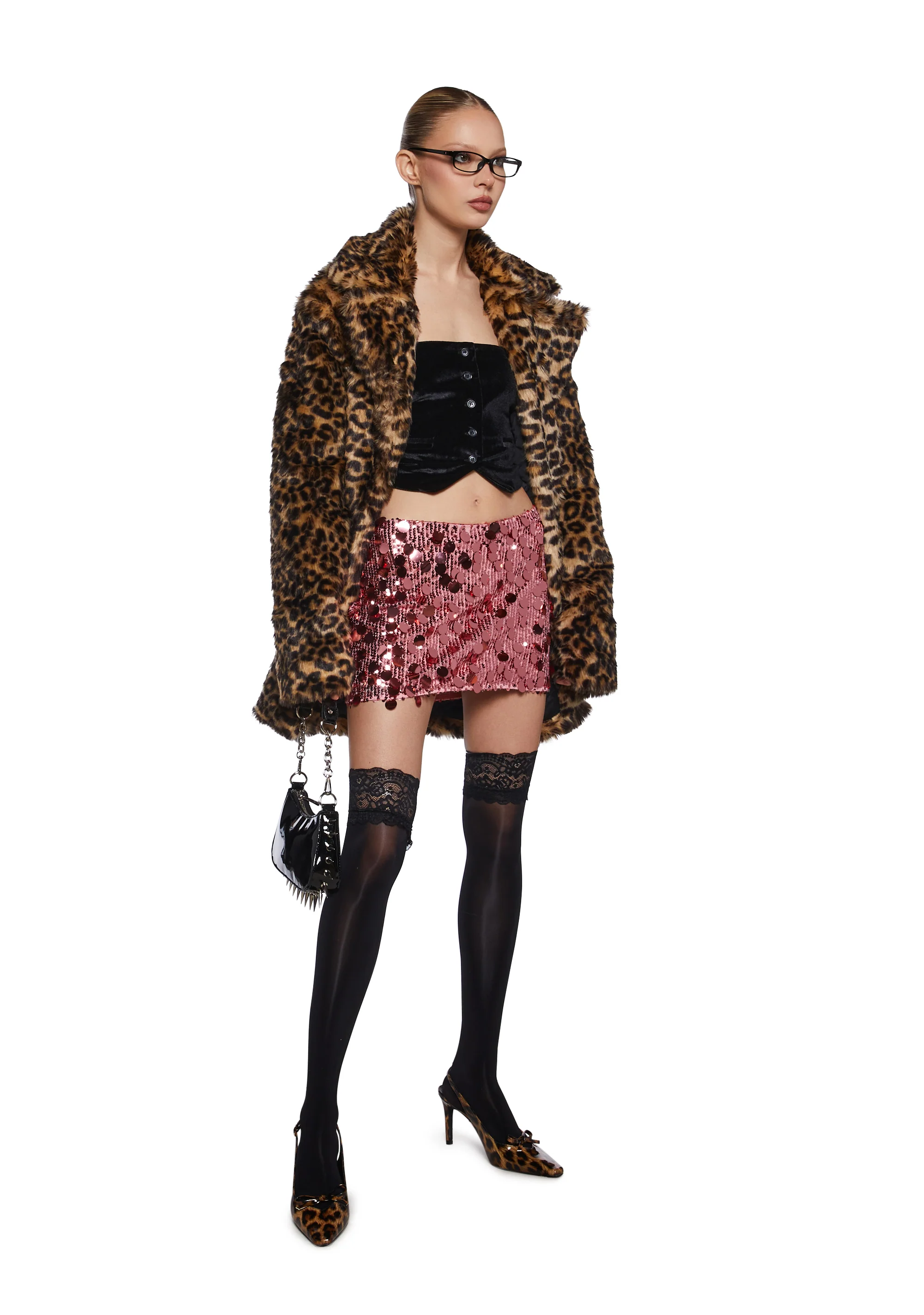 Kaylee Sequin Mini Skirt - Image 2