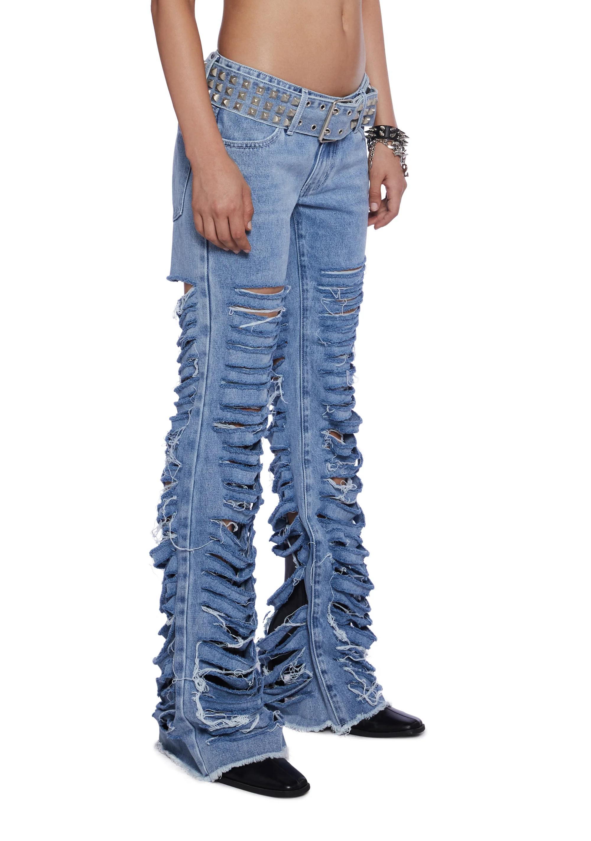 Keeley Destroyed Bootcut Jeans - Image 3