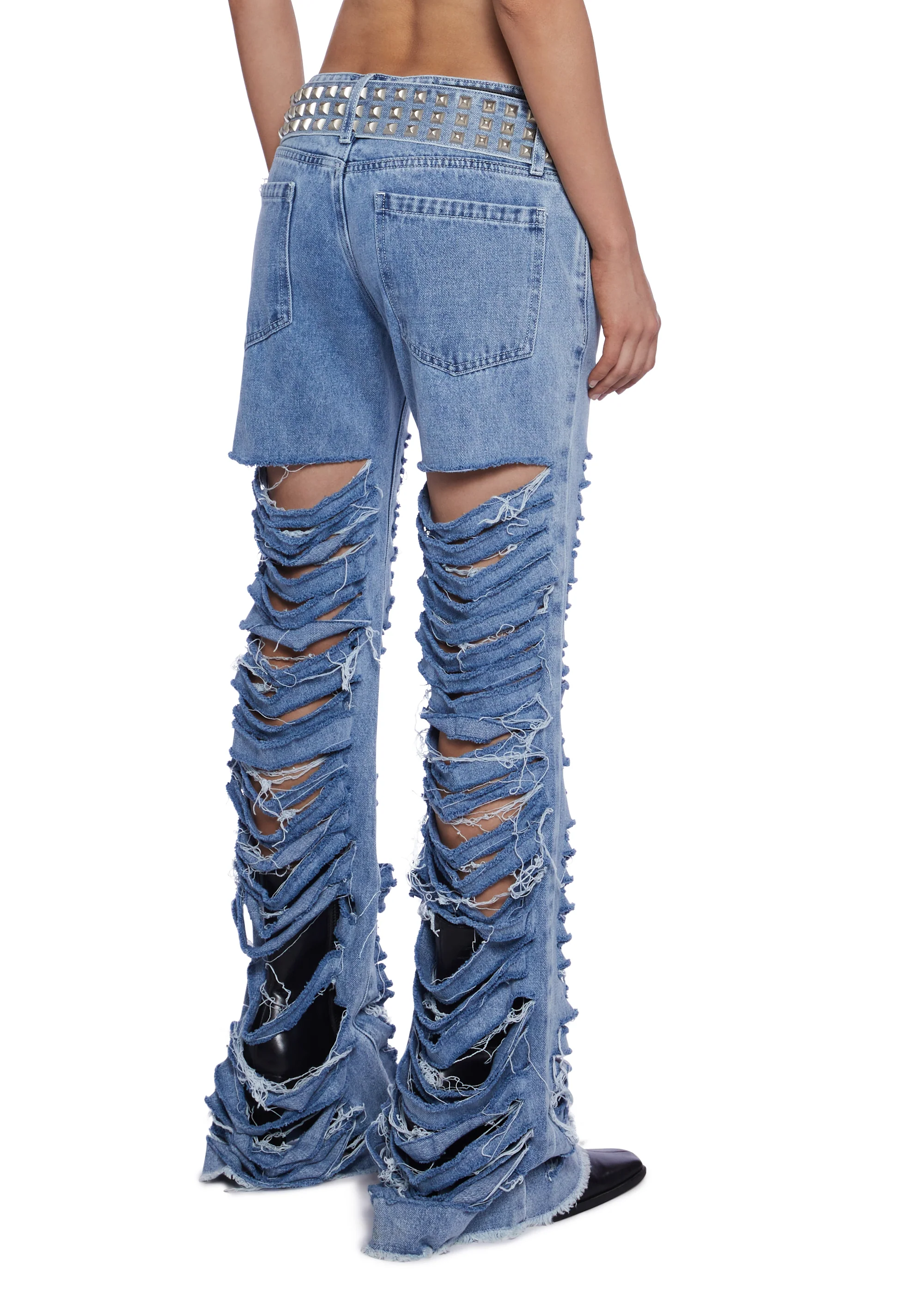 Keeley Destroyed Bootcut Jeans - Image 4