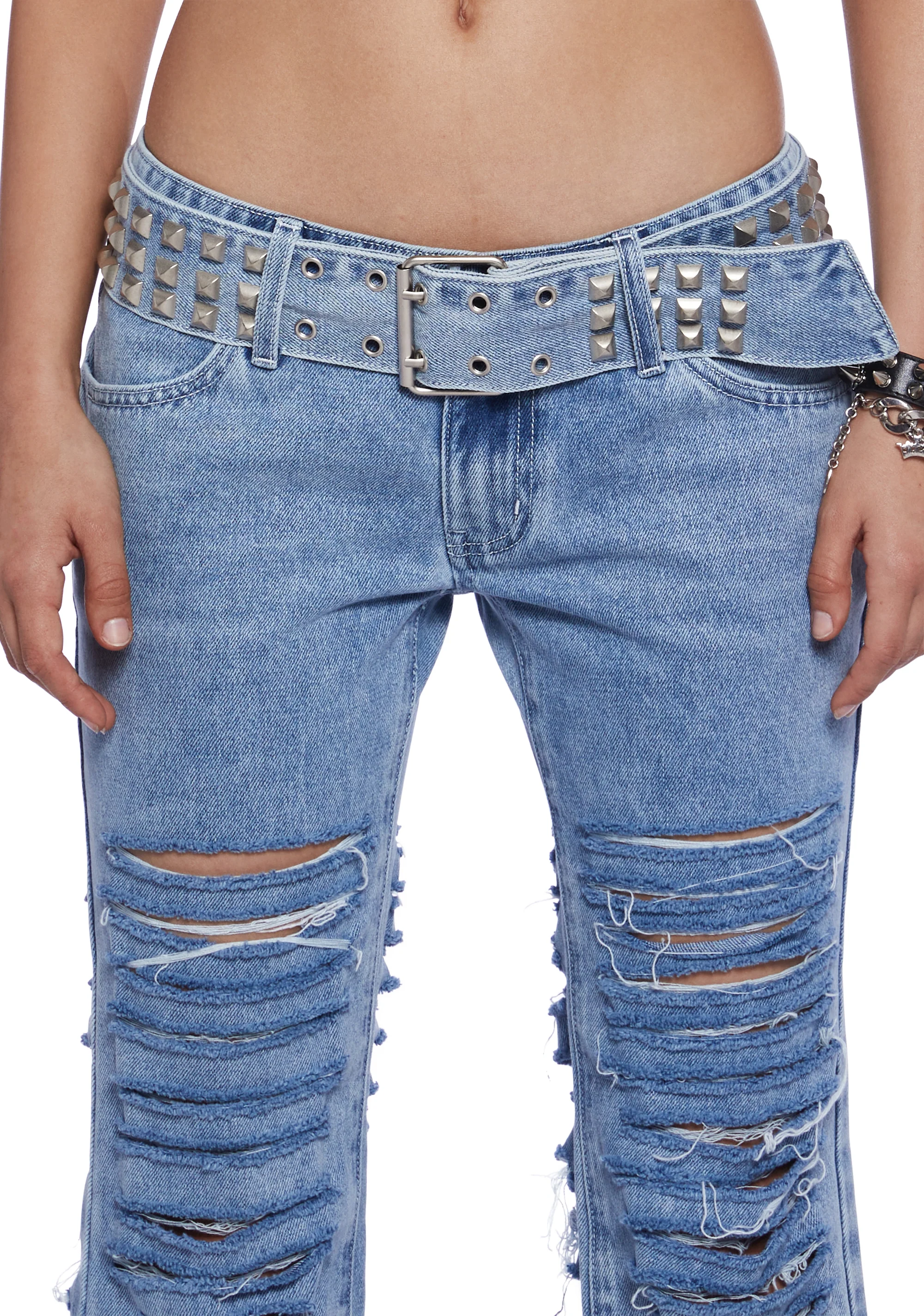 Keeley Destroyed Bootcut Jeans - Image 5