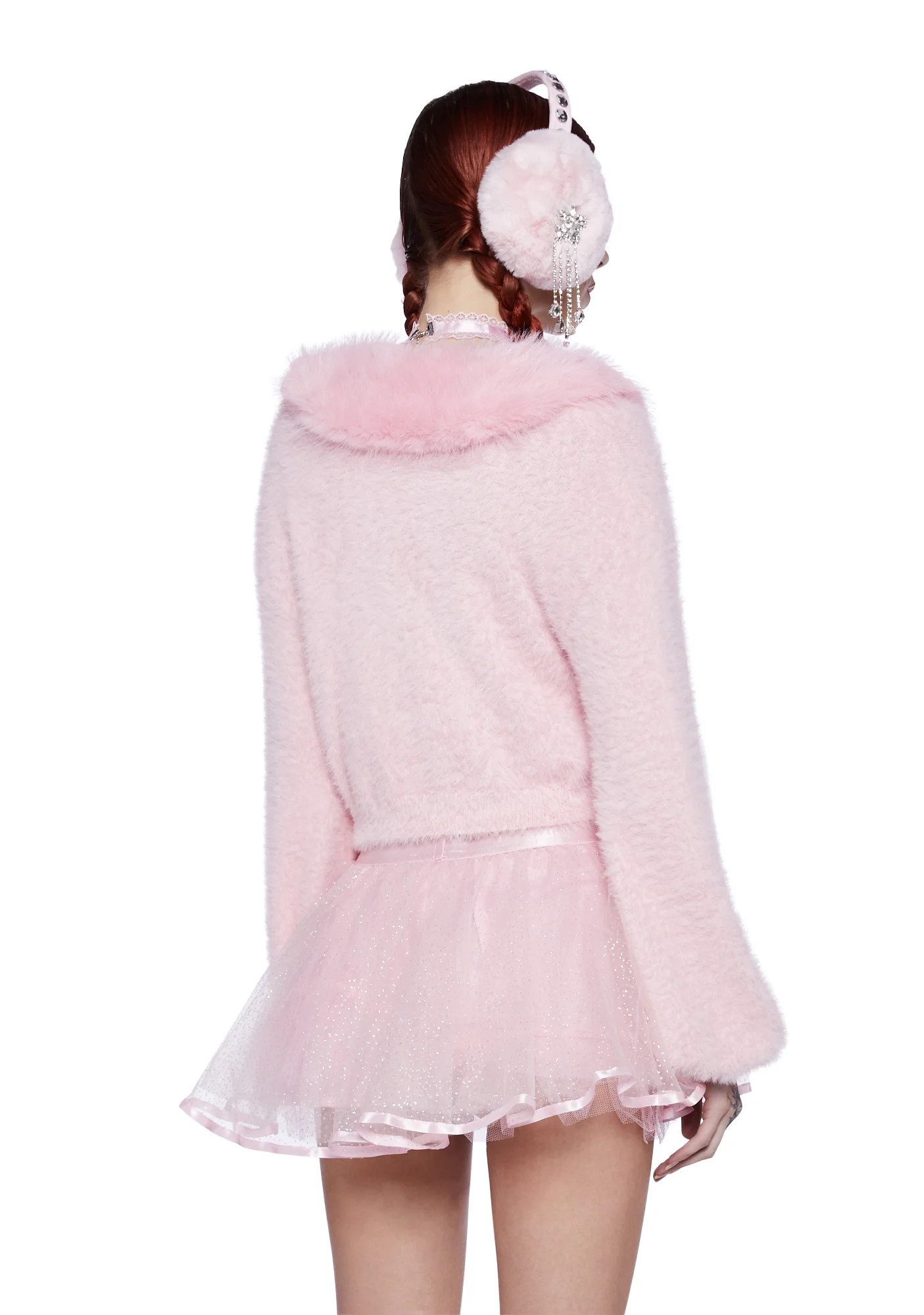 Keep It Cute Fuzzy Cardigan - Image 4