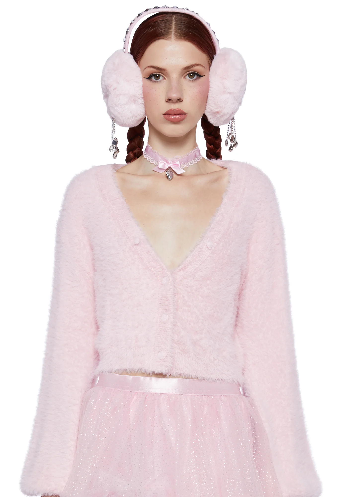 Keep It Cute Fuzzy Cardigan - Image 5