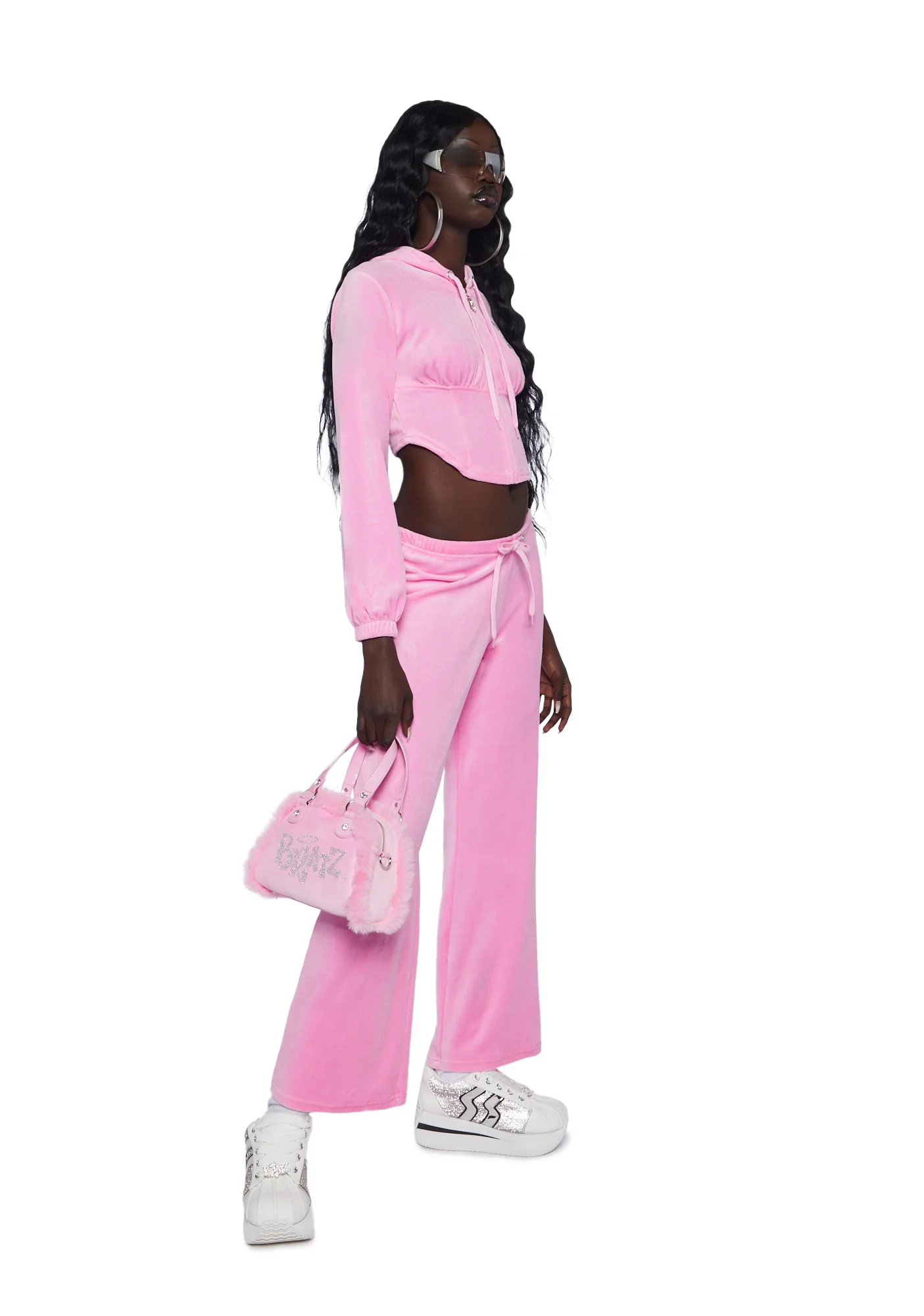 Keep It Glossy Corset Hoodie - Image 2