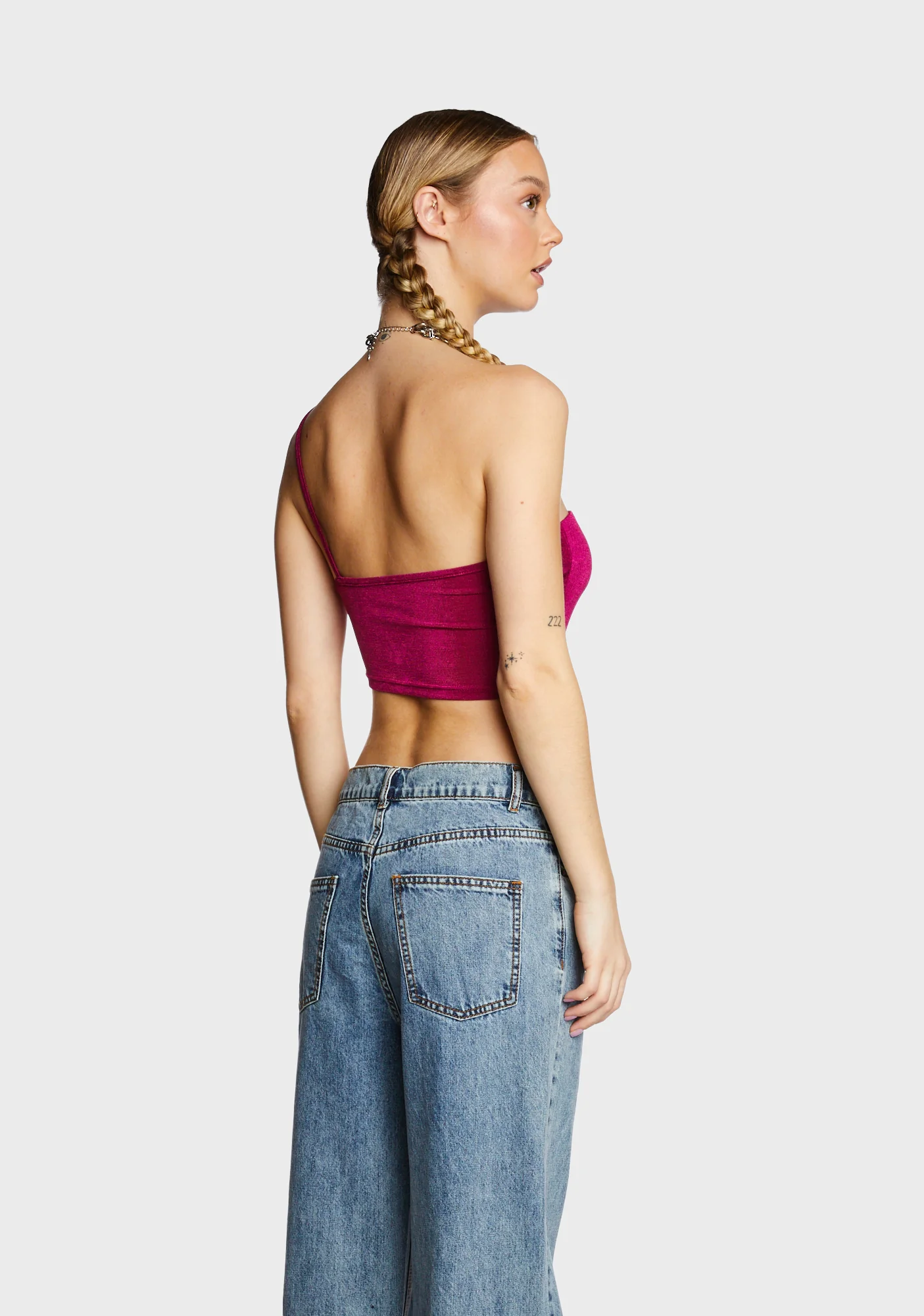 Keep Scrolling Tank Top - Purple - Image 5