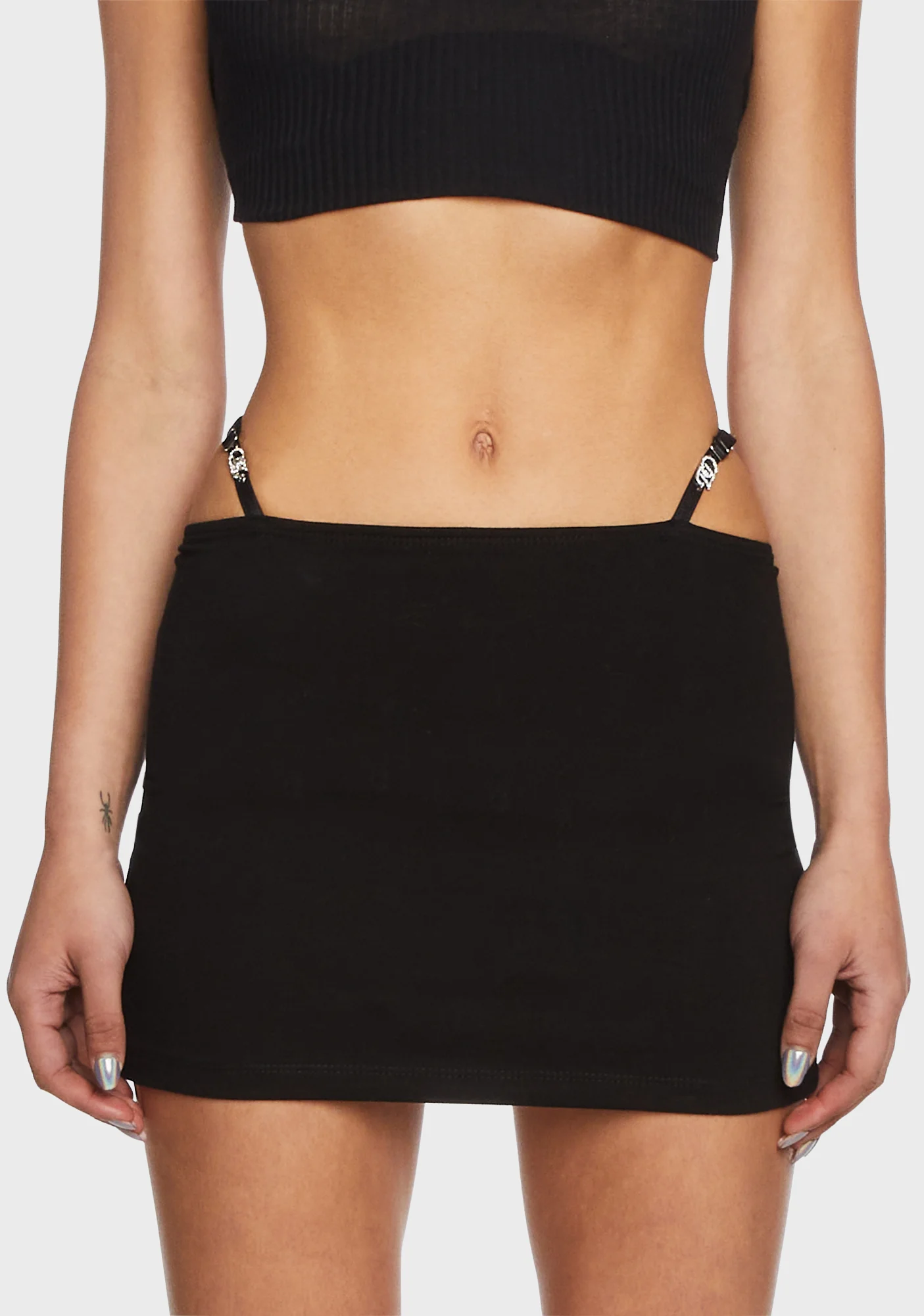 Kenna Strap Low Rise Mini Skirt - Image 5