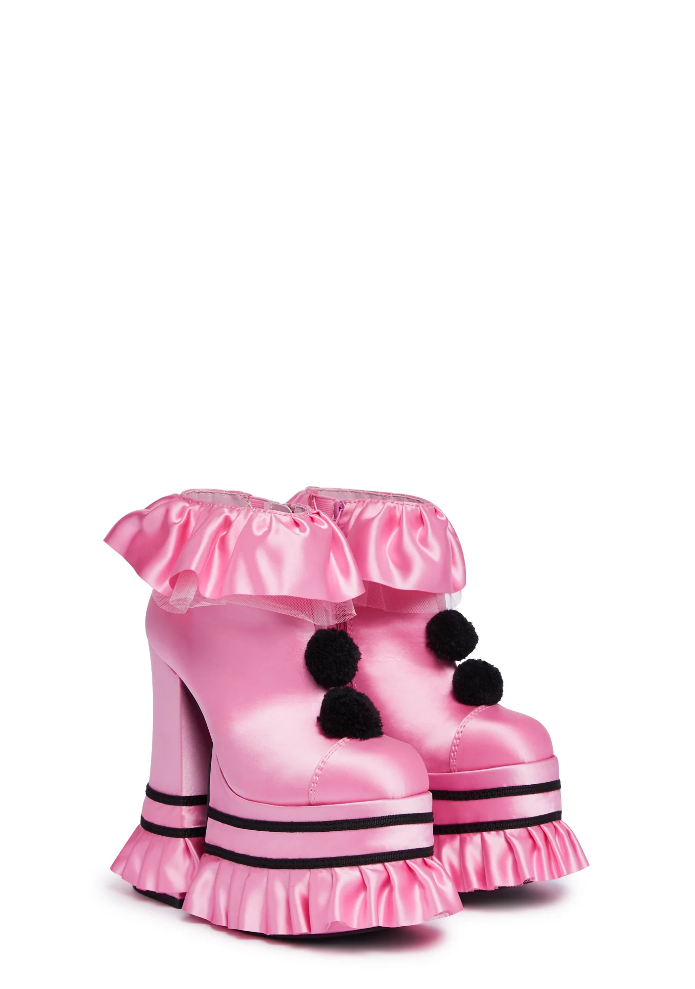 Killer Clown Platform Booties - Pink - Image 3
