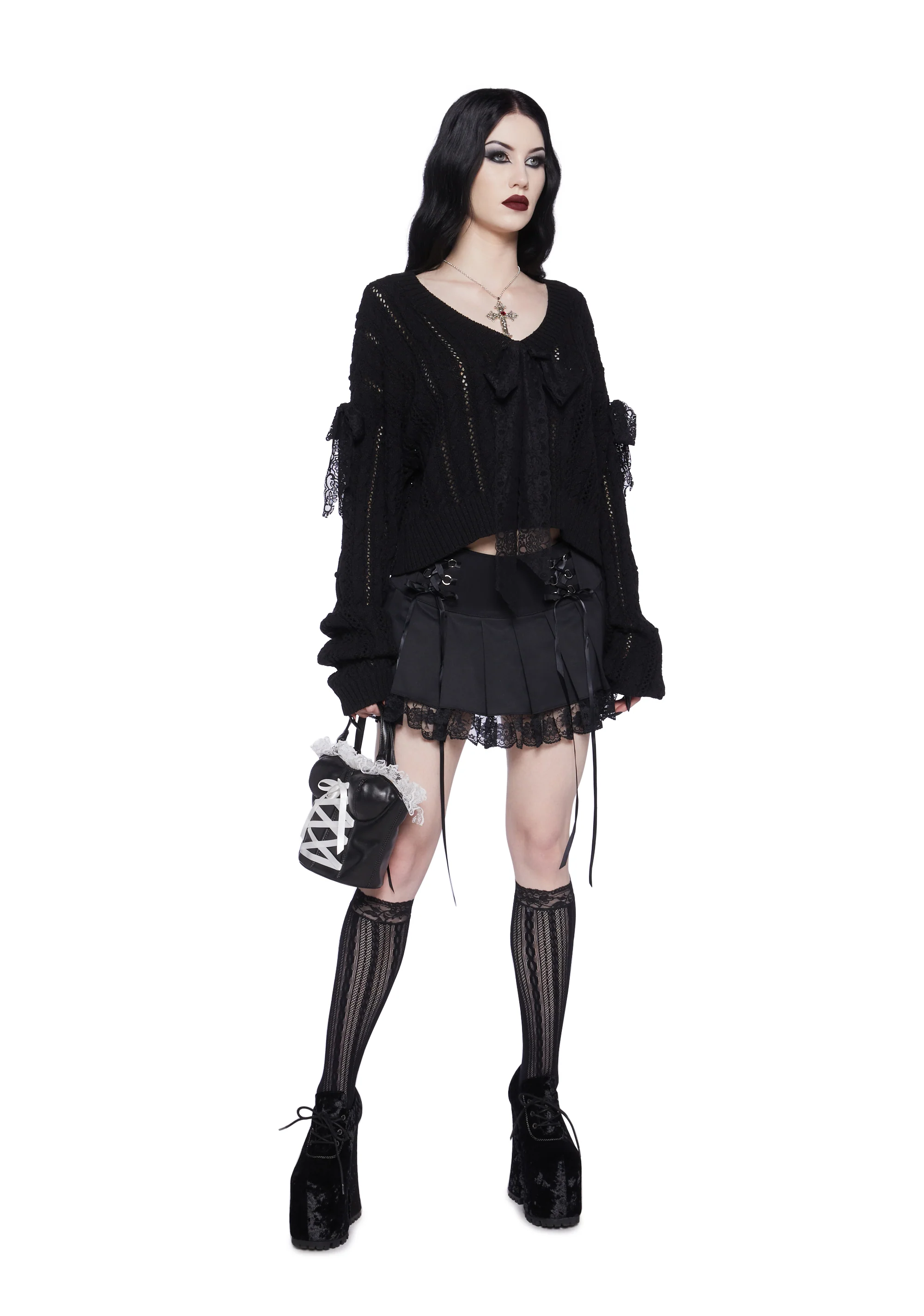 Kindled Romance Cropped Sweater - Image 3