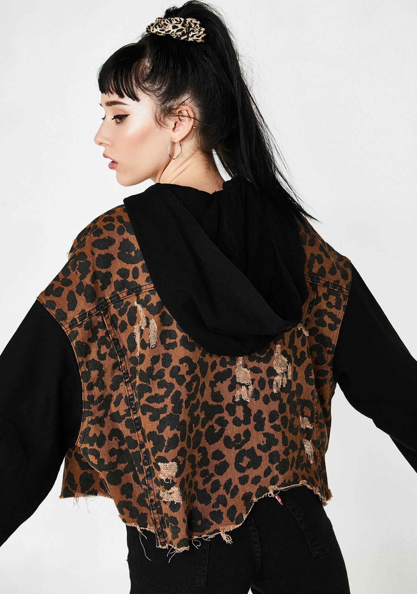 Kitty Chic Bandit Denim Jacket - Image 4