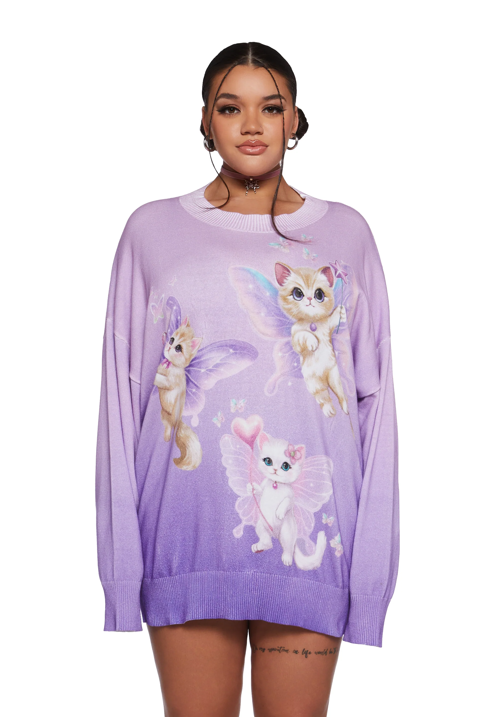 Kitty Fairyland Knit Sweater - Image 2
