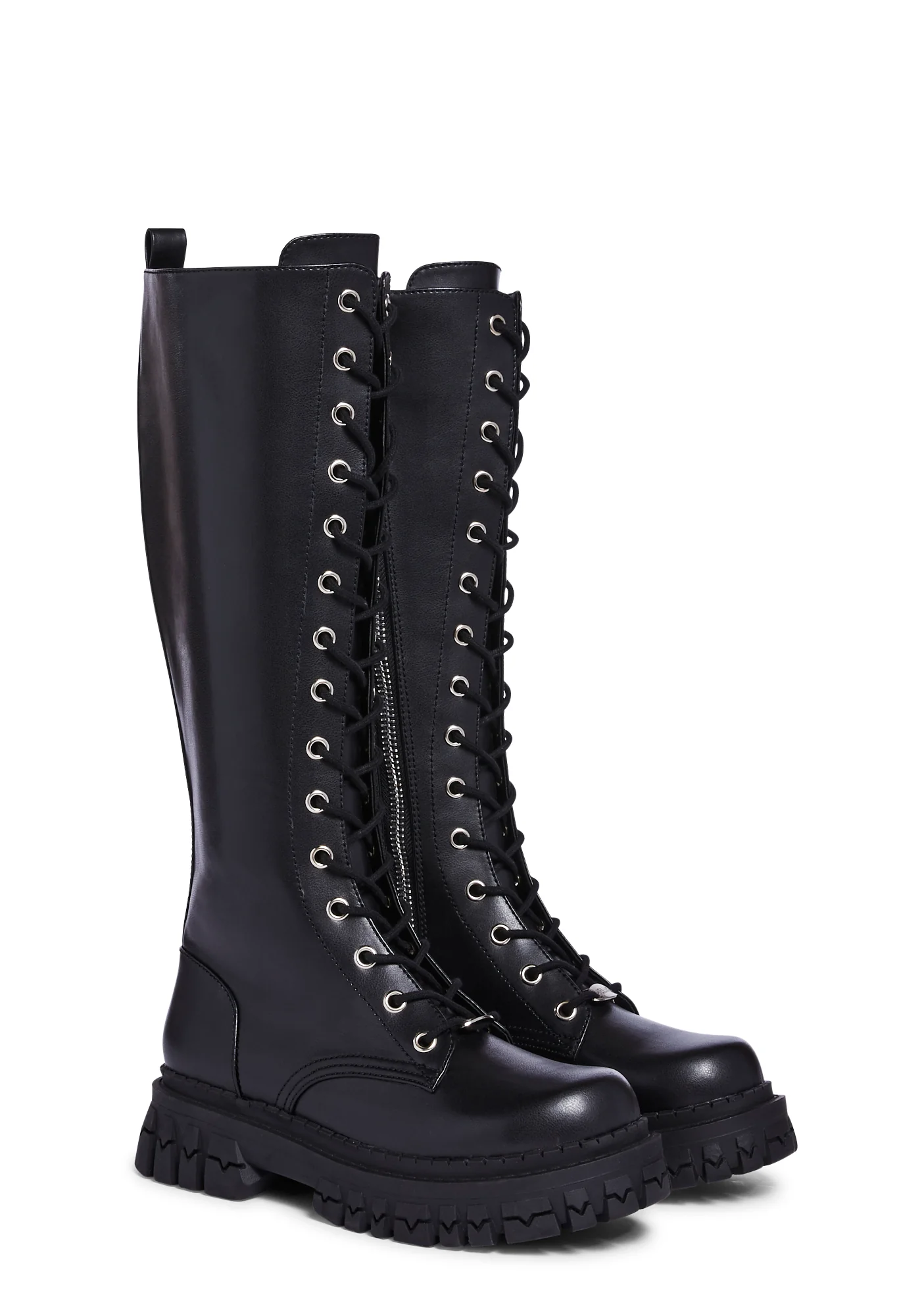Teen Craft Knee High Boots - Black - Image 3