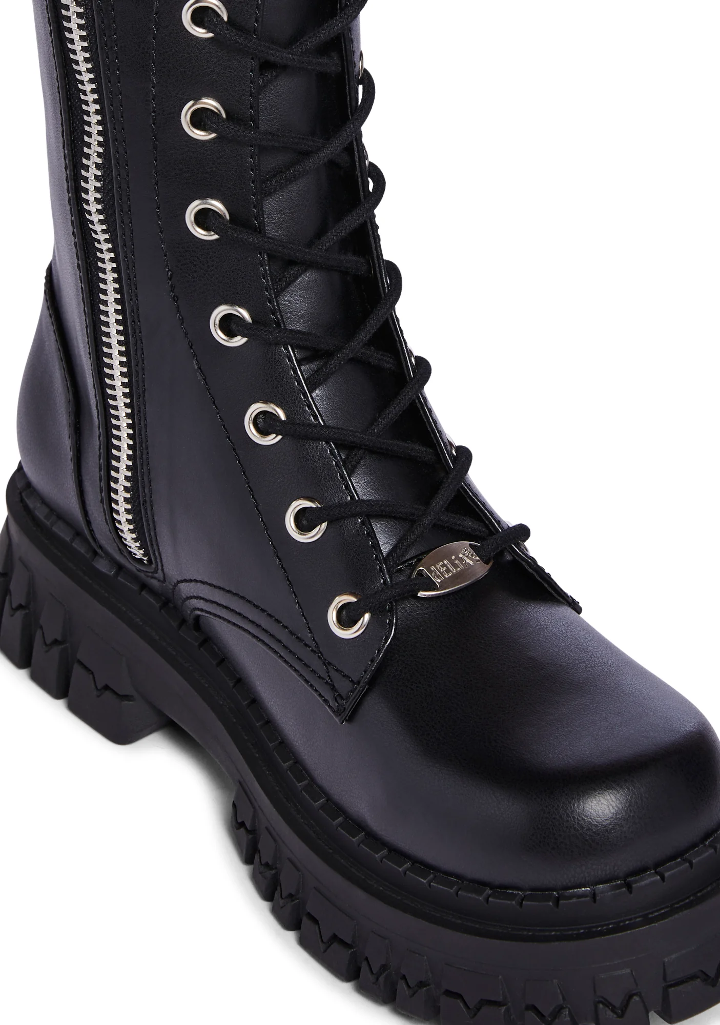 Teen Craft Knee High Boots - Black - Image 6