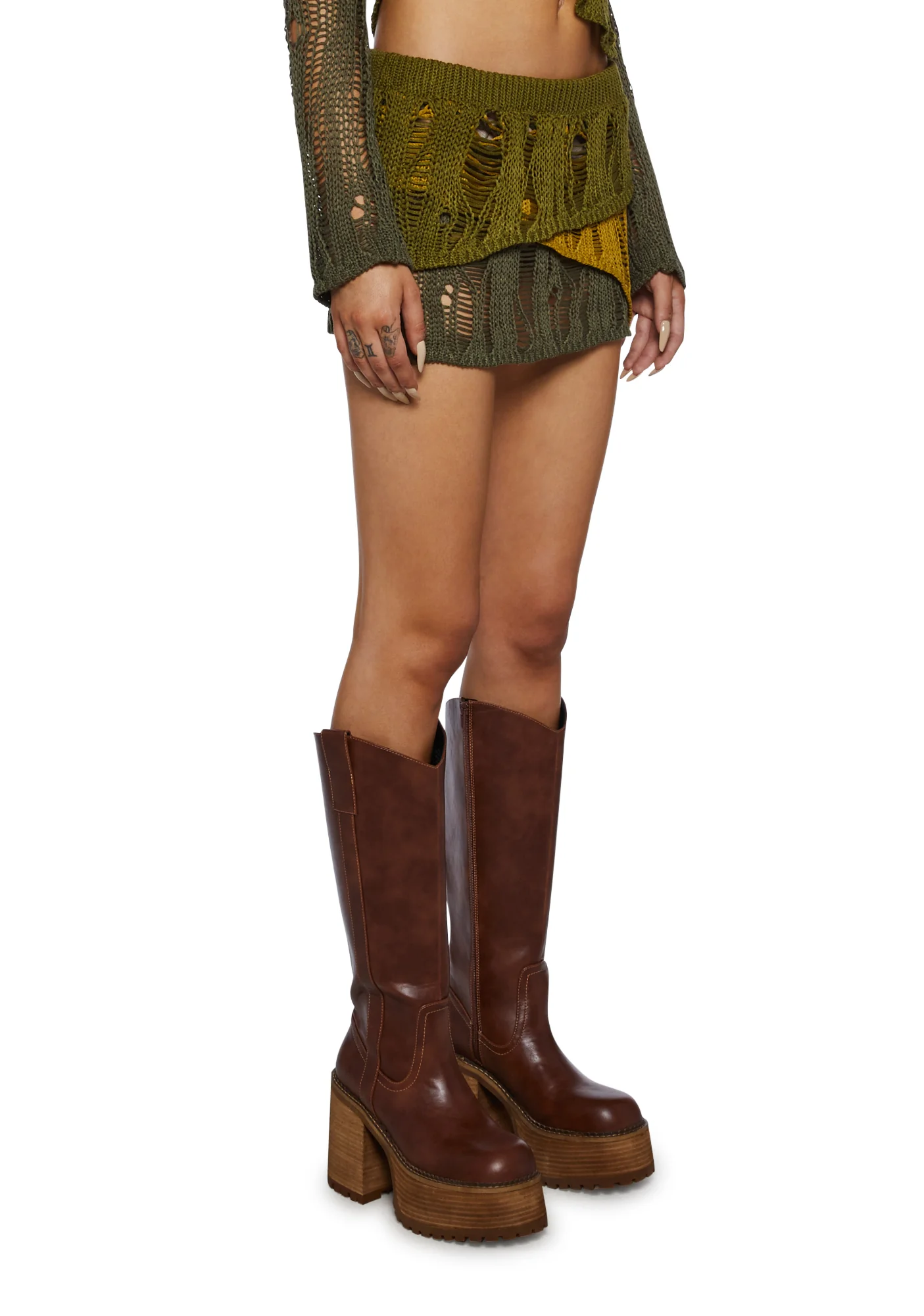 Knit Ivy Skirt - Image 3