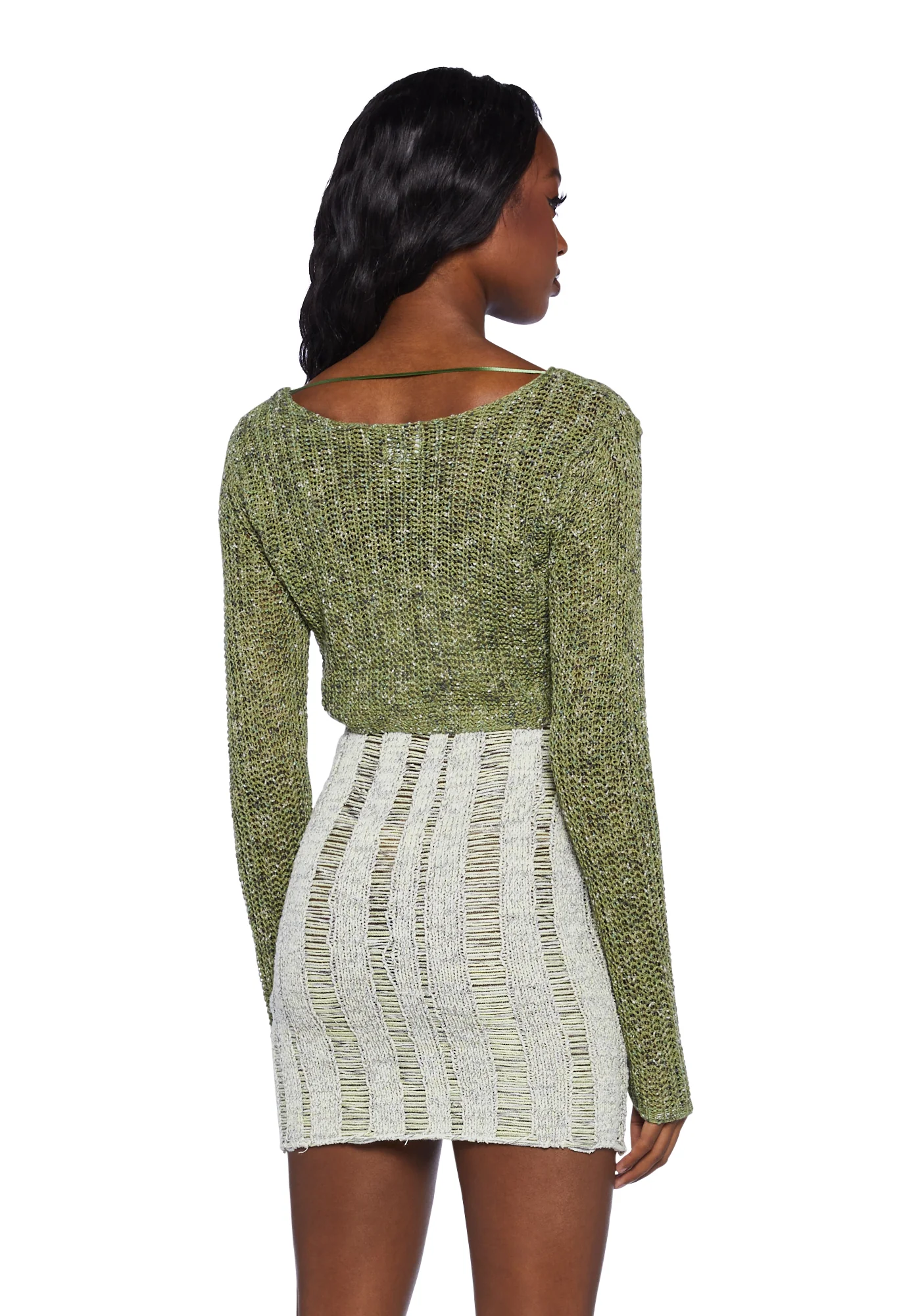 Knitted Nep Cardigan - Image 4