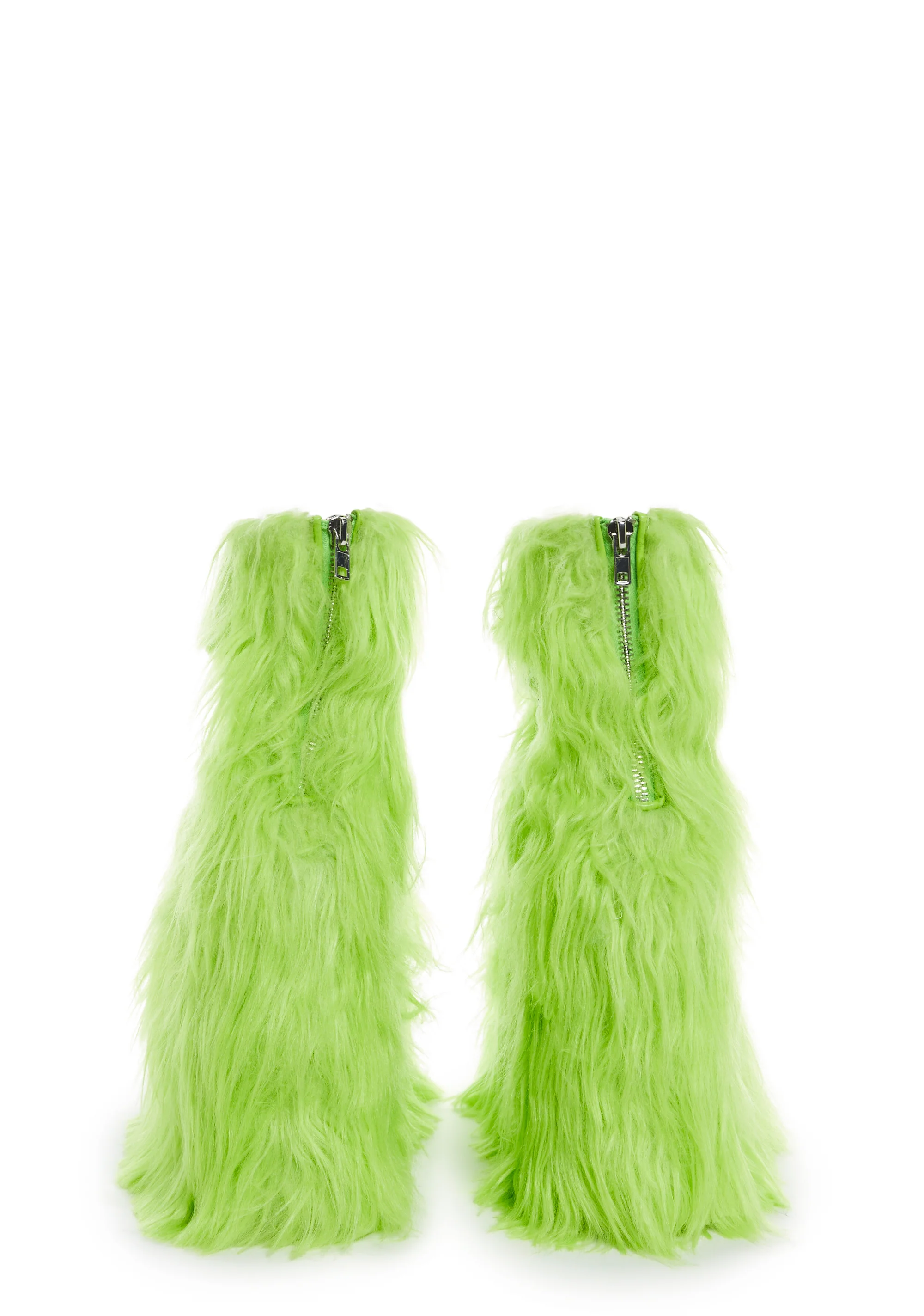 Kooky Monster Platform Boots - Green - Image 4