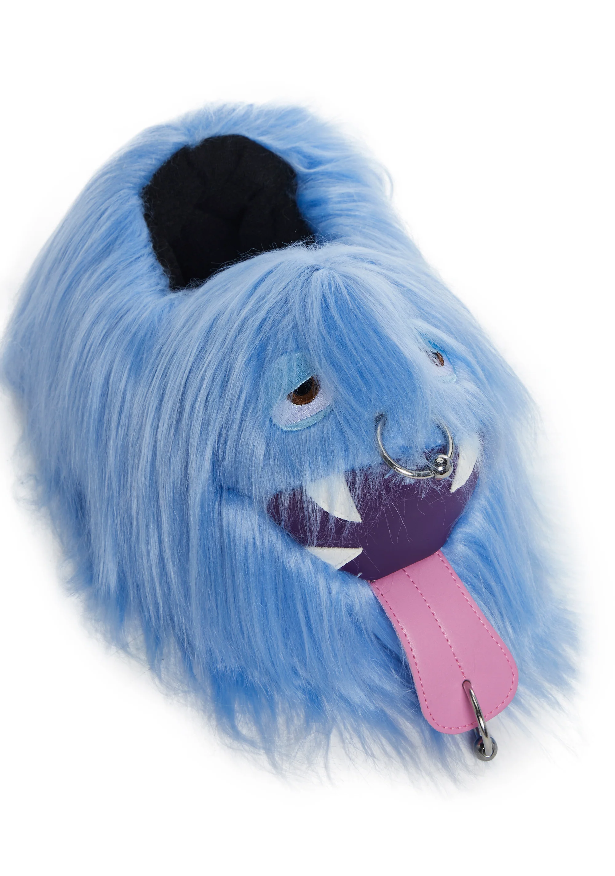 Case Of The Grumpies Fuzzy Slippers - Kooky Monster - Image 2