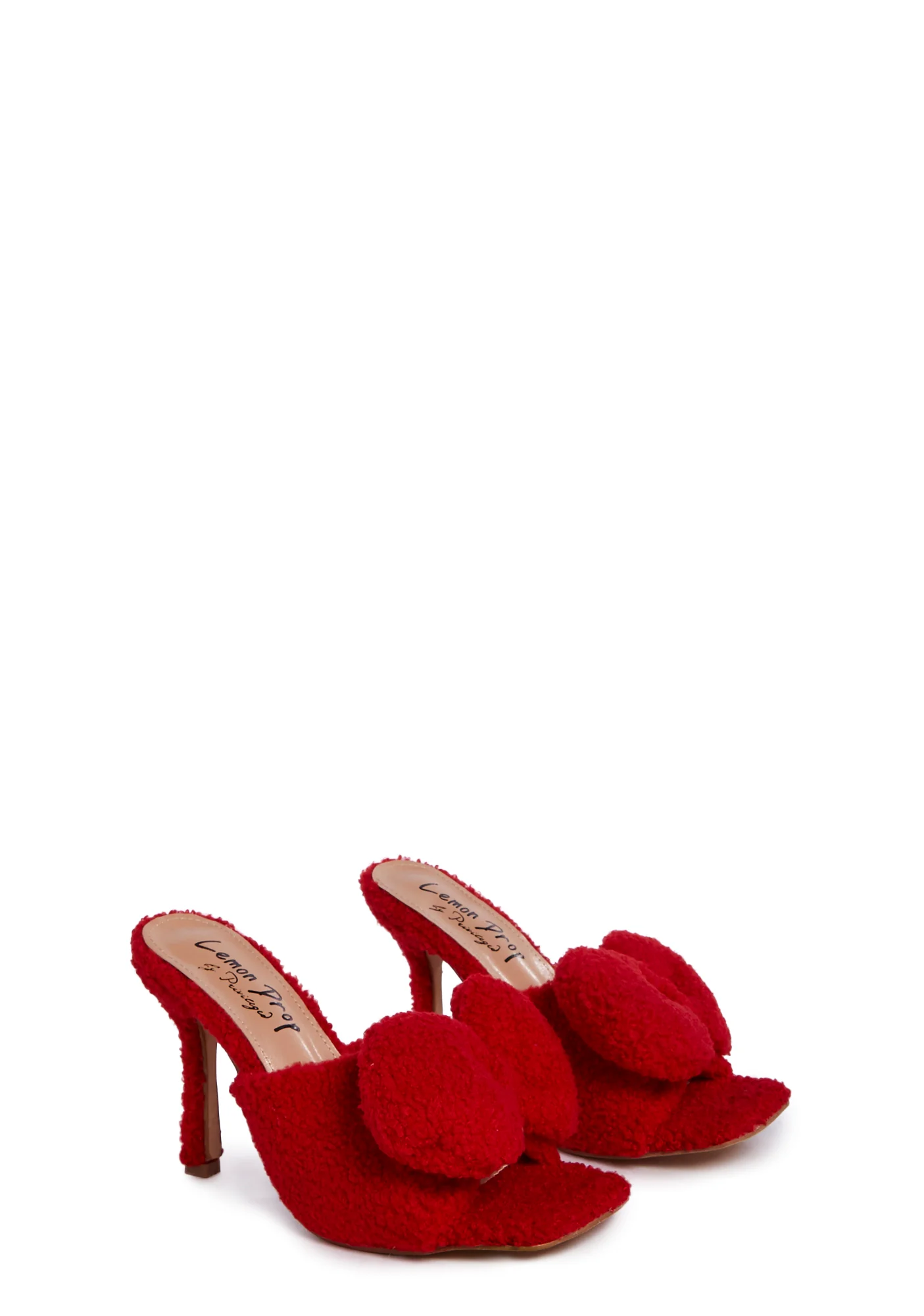 Kristoff Fluffy Heels- Red - Image 3