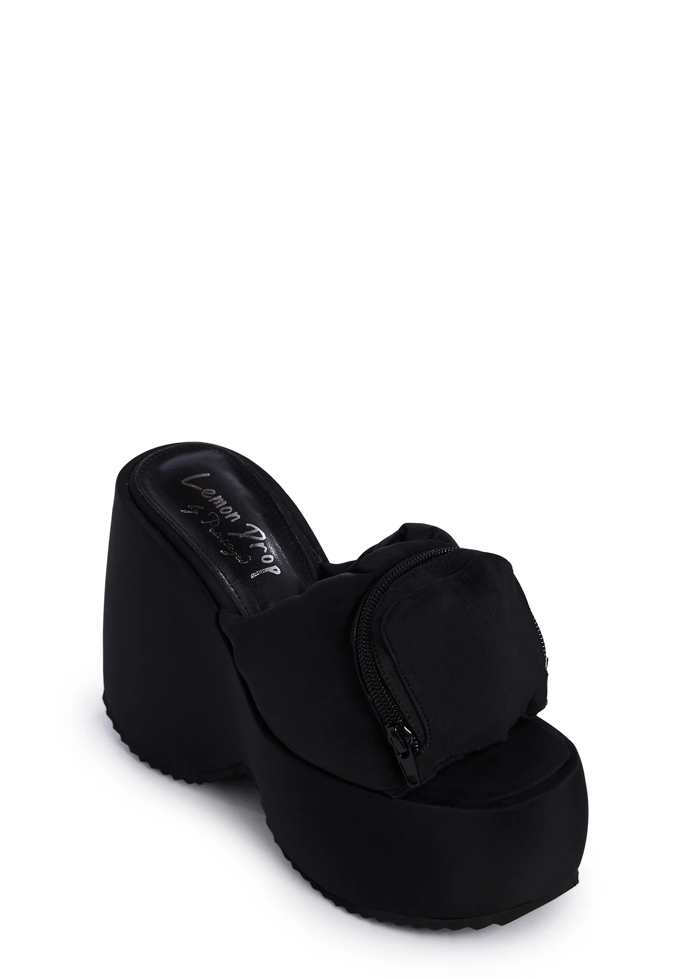 Kya Platform Sandals - Black - Image 2