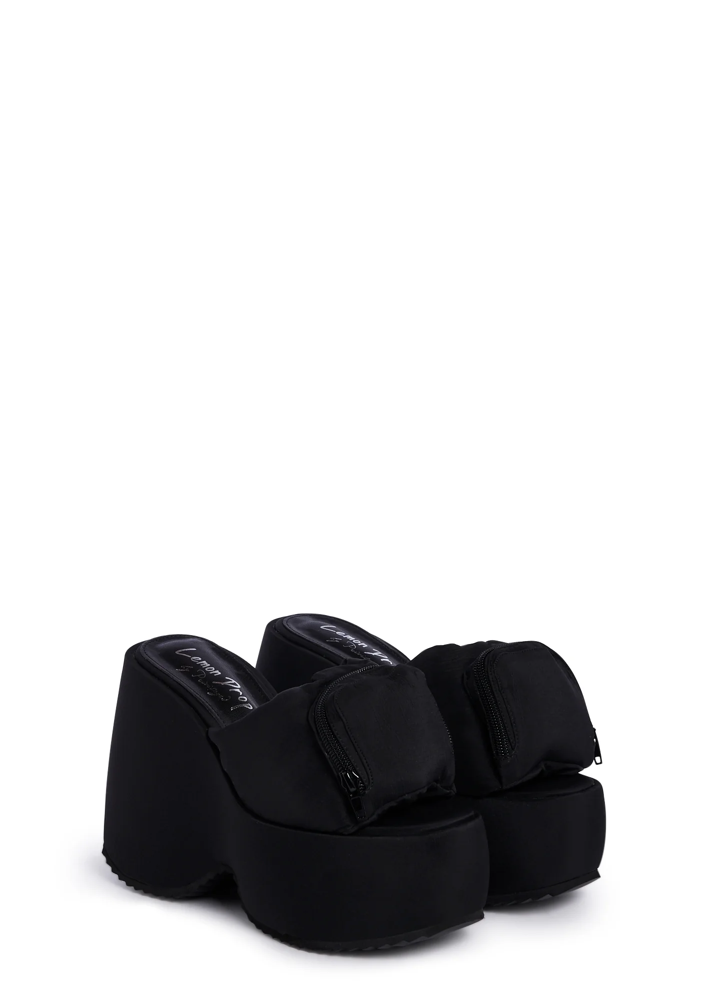 Kya Platform Sandals - Black - Image 3
