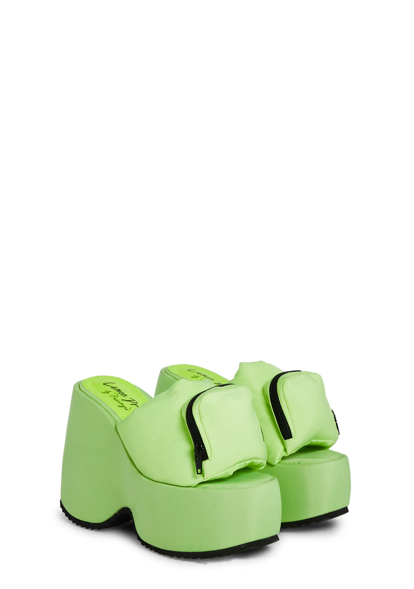 Kya Platform Sandals - Green - Image 3