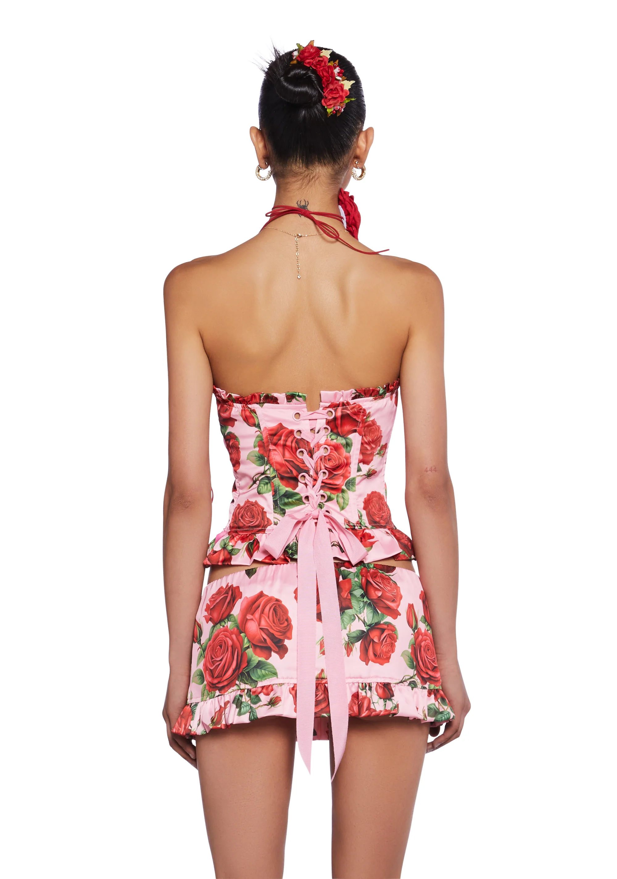 La Bella Vita Corset Top - Pink - Image 5