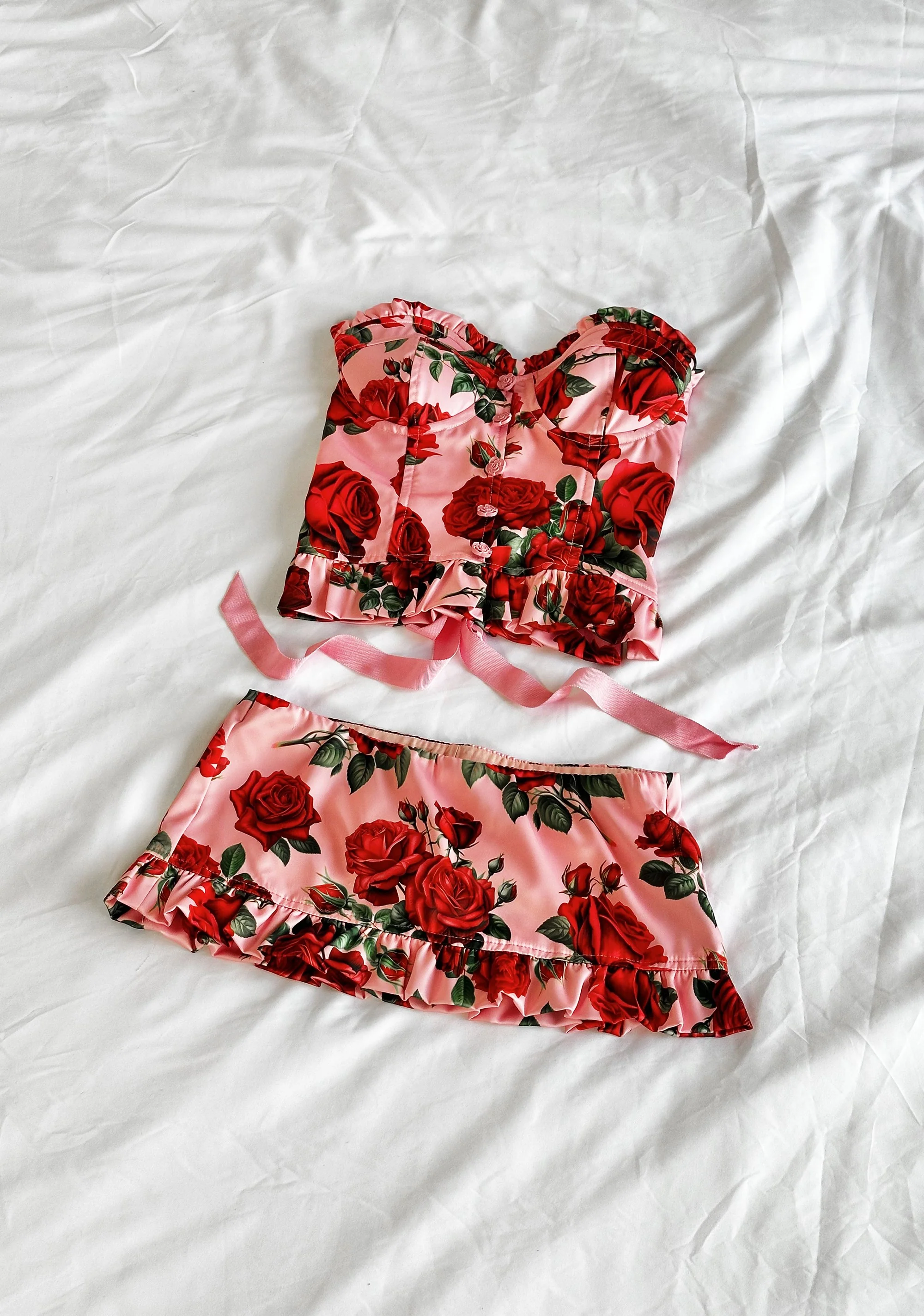 La Bella Vita Mini Skort - Pink - Image 6