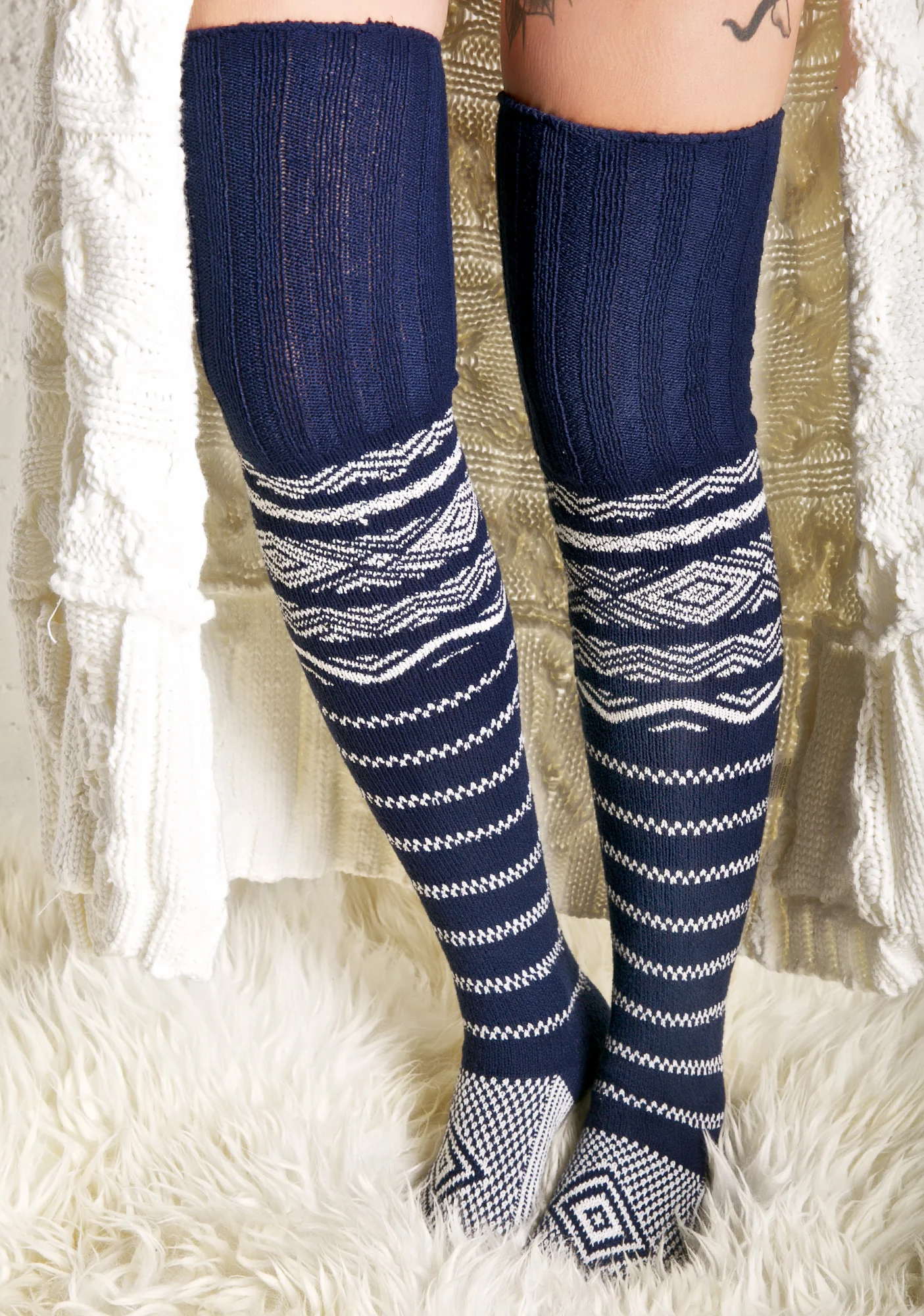 La Mer Thigh High Socks - Image 5