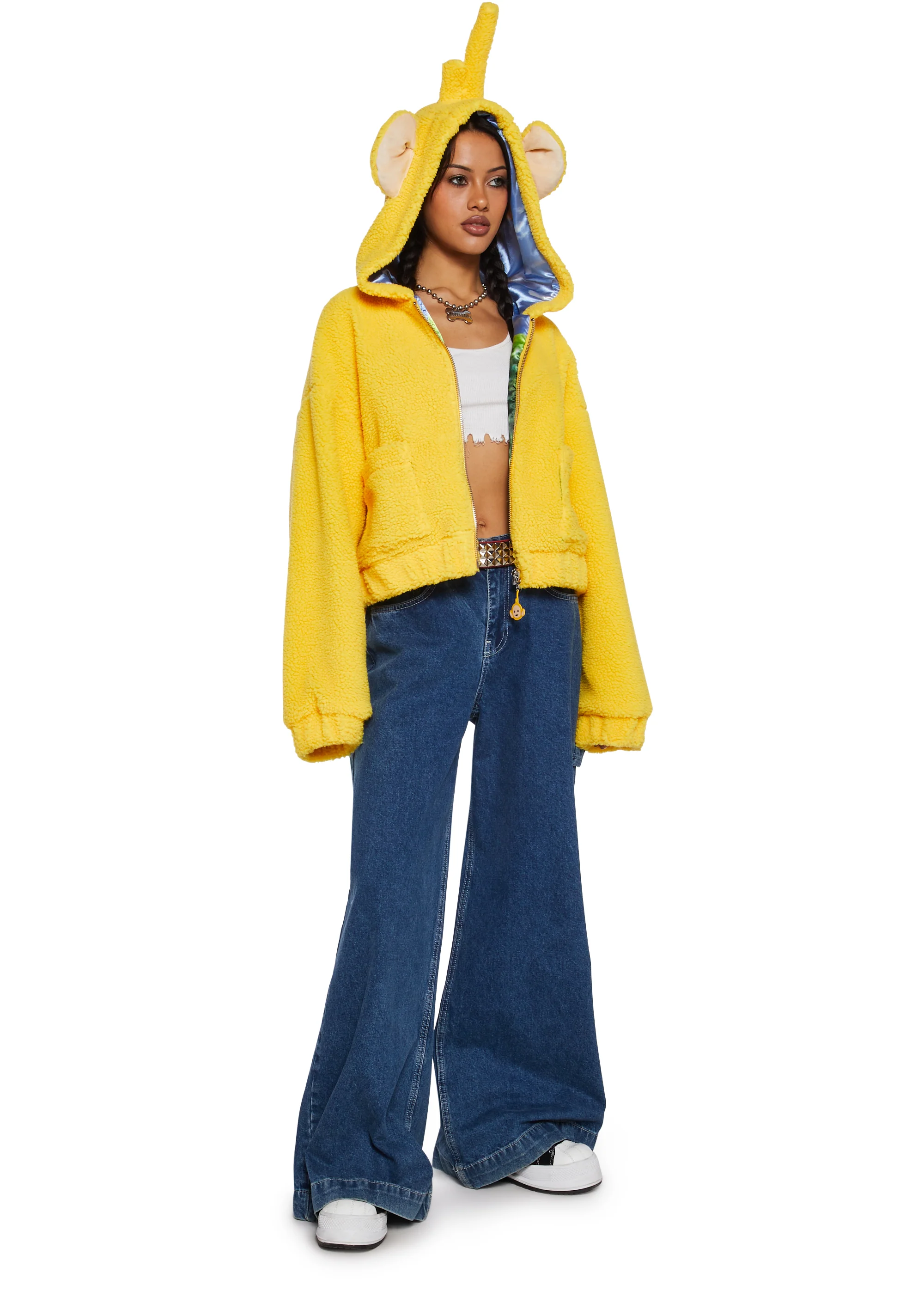 Laa Laa Hooded Sherpa Jacket - Image 5
