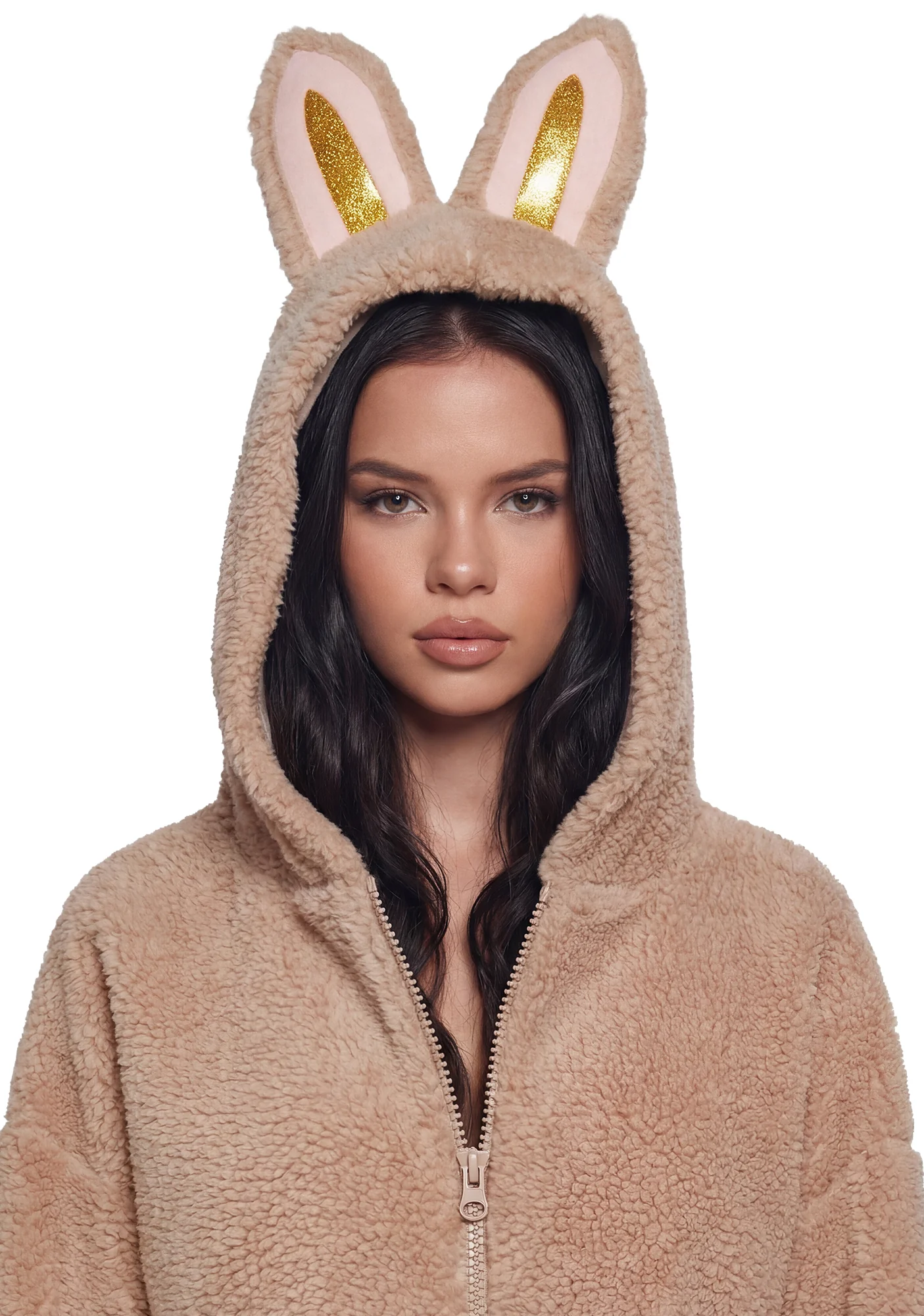 Labubu Sherpa Jacket - Beige - Image 5