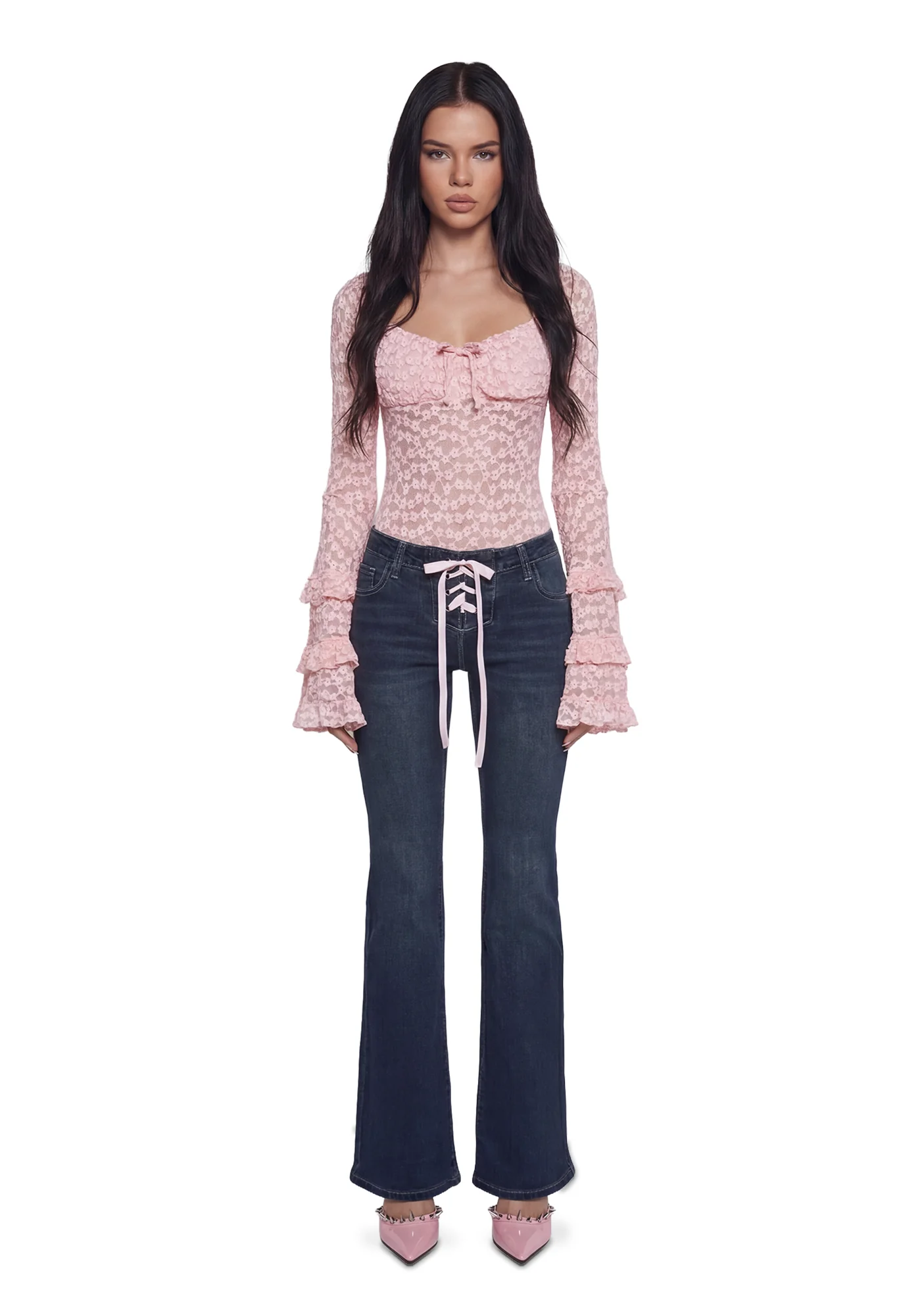 Sweet Crushes Lace Bodysuit - Image 2