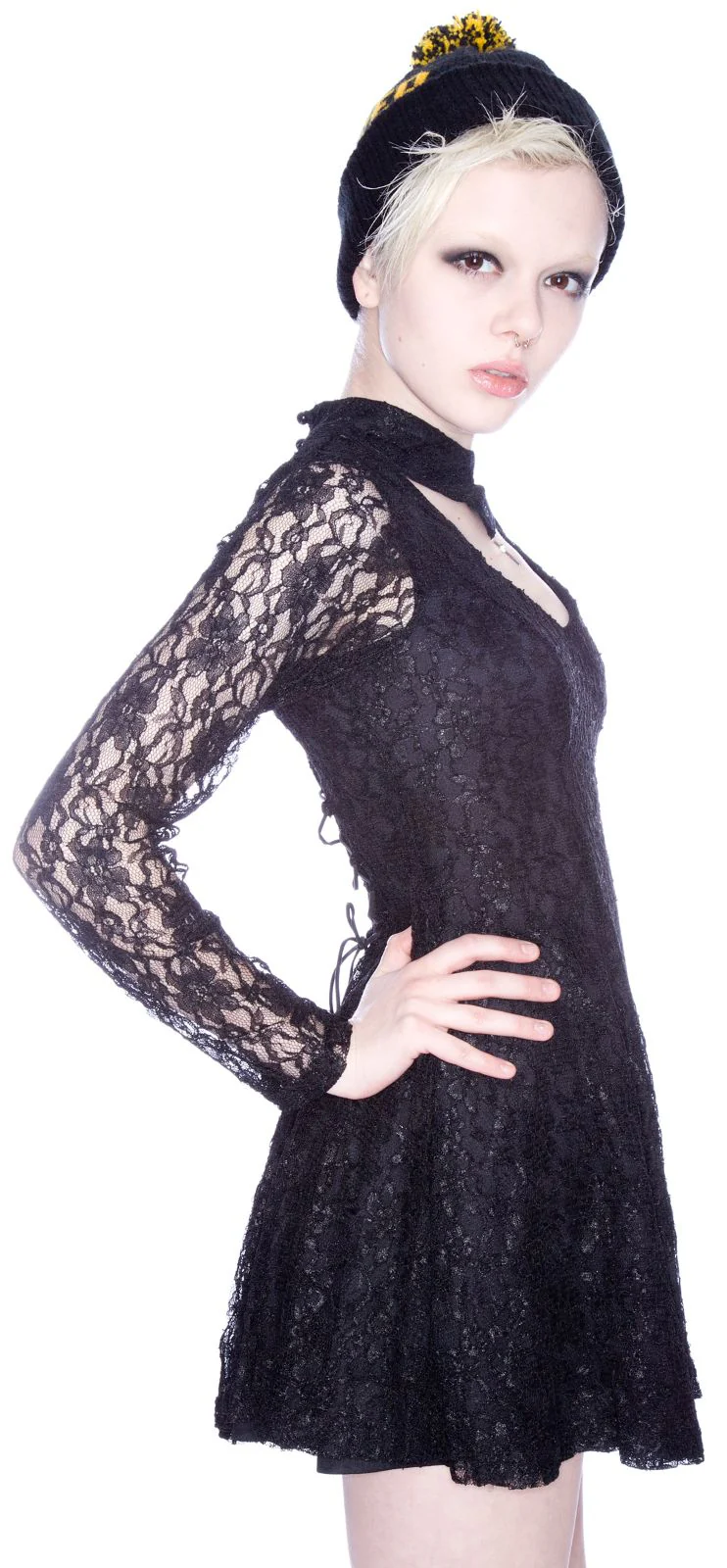 Lace Choker Dress - Image 6