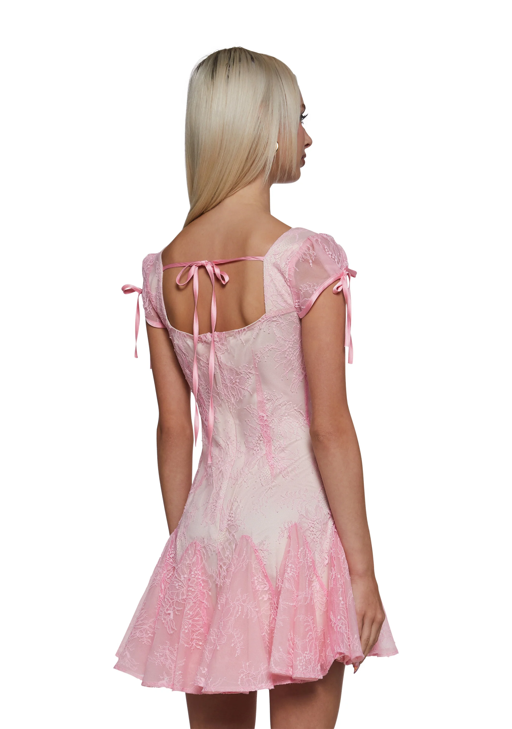 Sweet Forever Lace Dress - Image 4