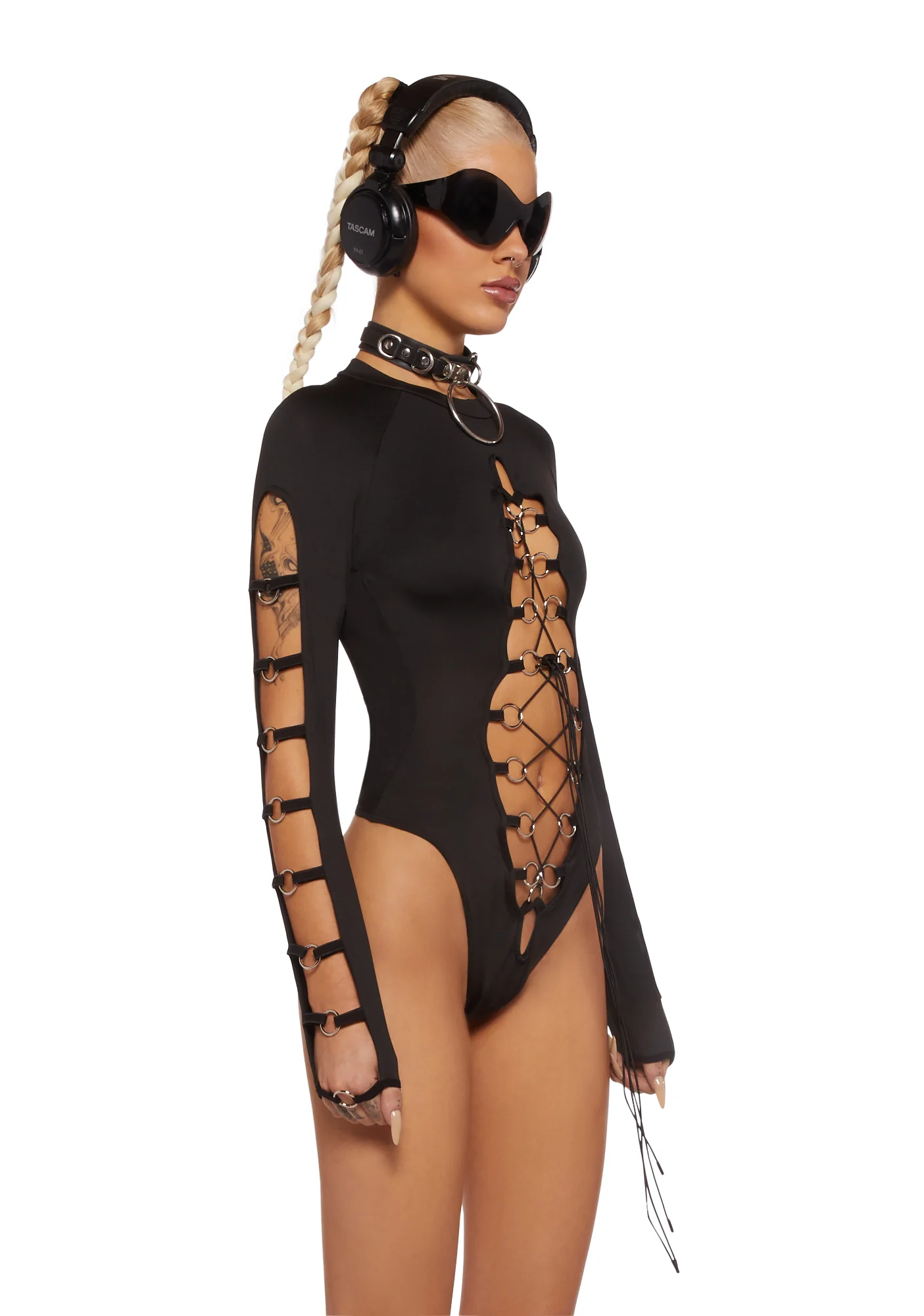 Lace Up Bodysuit - Image 3