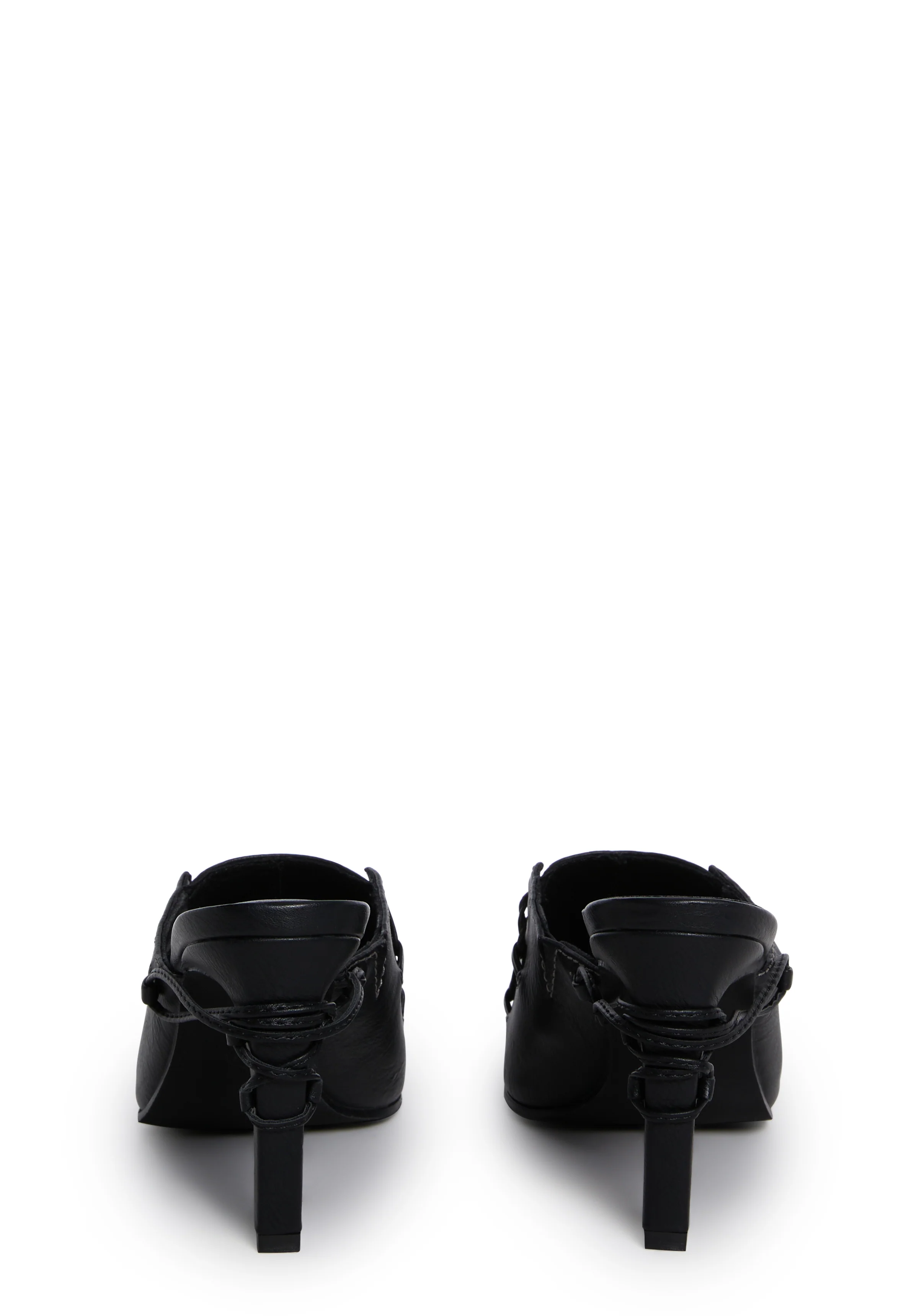 Flirty Advice Lace-Up Mules - Image 4