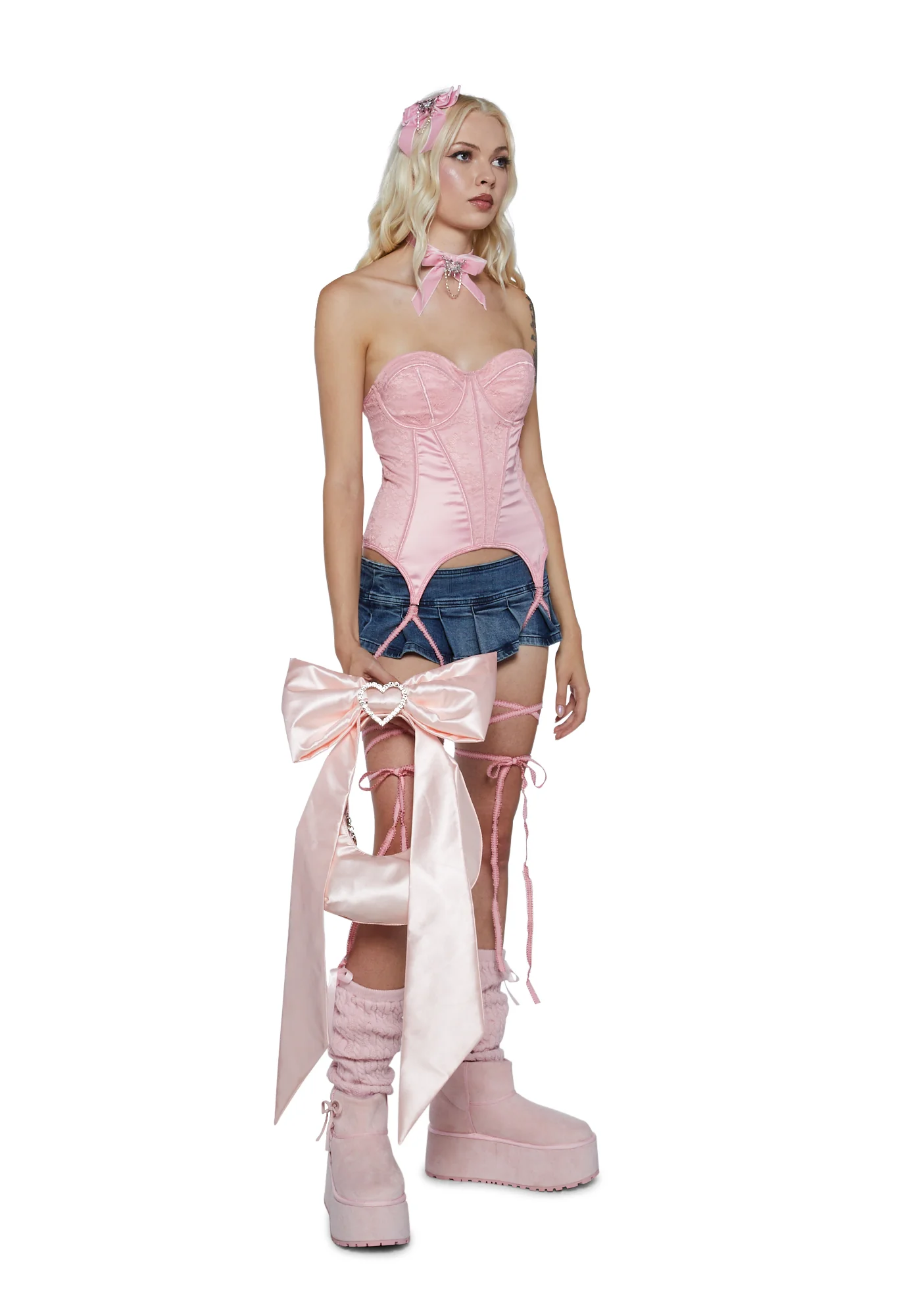 Lady Royal Shoulder Bag - Pink - Image 5