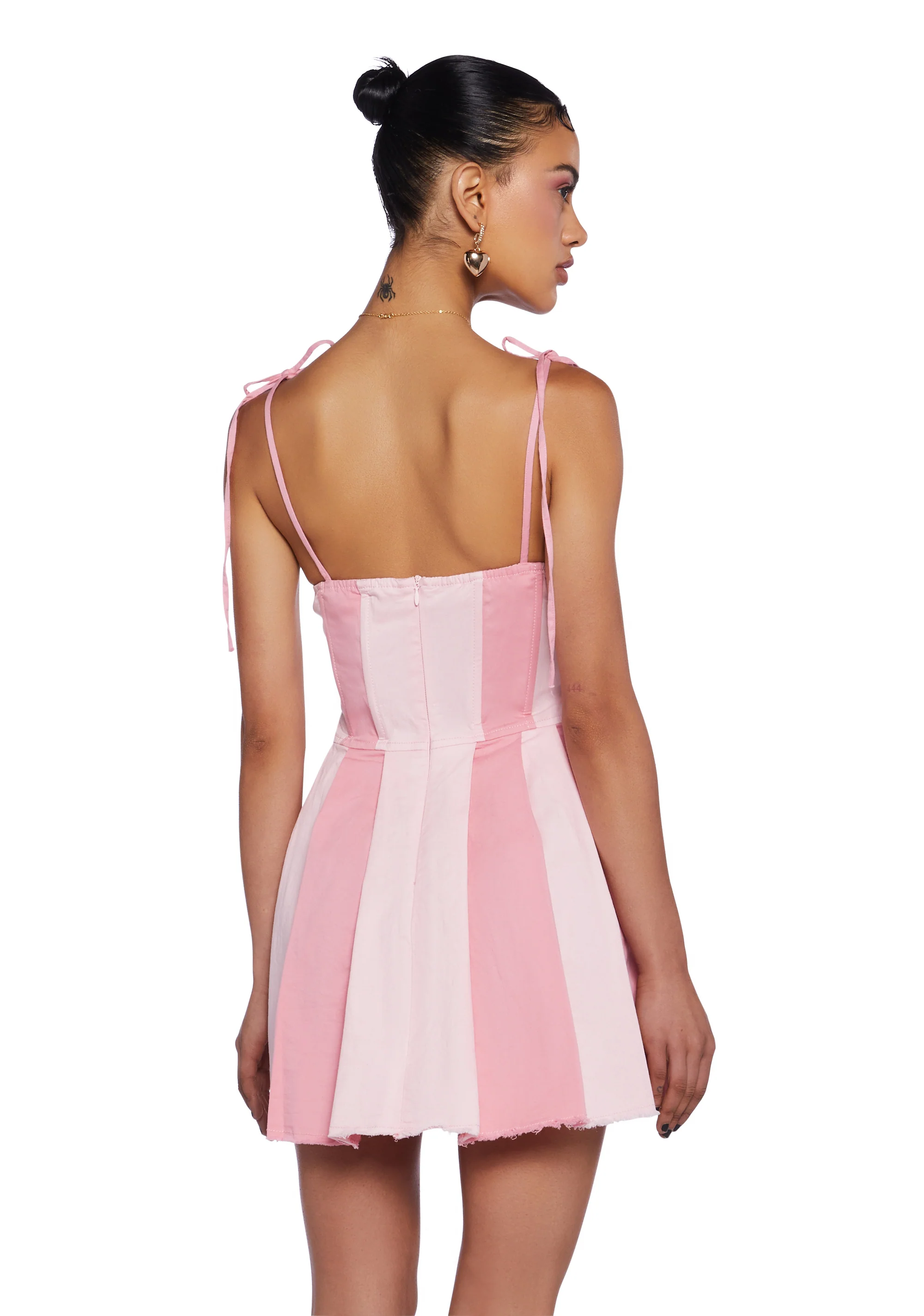 Lady’s Dilemma Mini Dress - Pink - Image 3