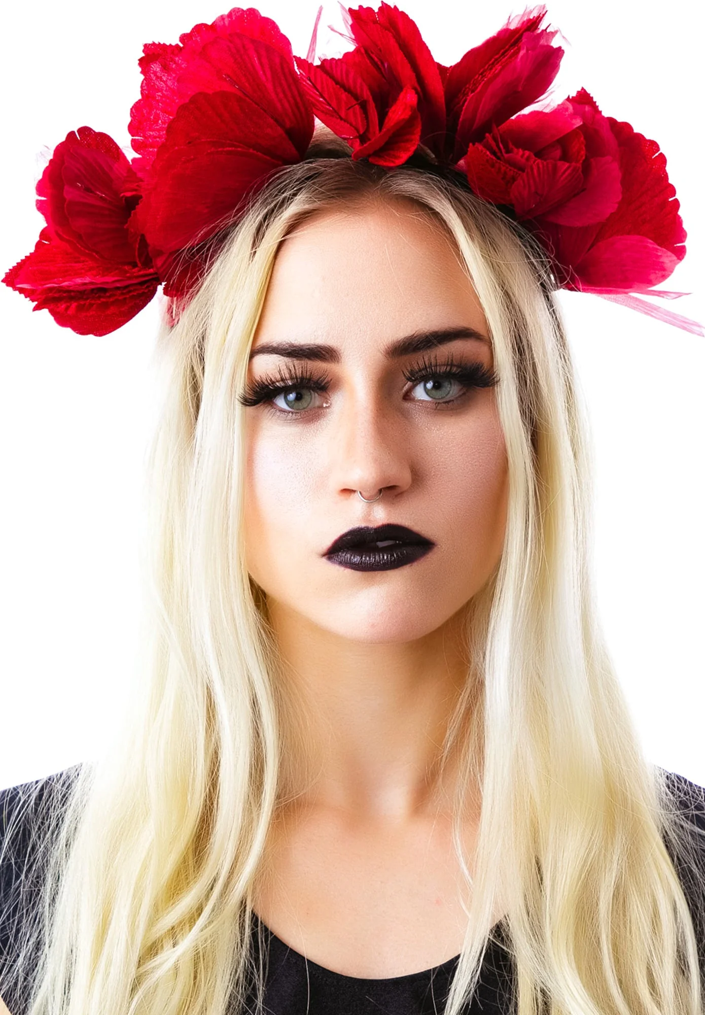 Lana Velvet Noir Crown - Red - Image 2