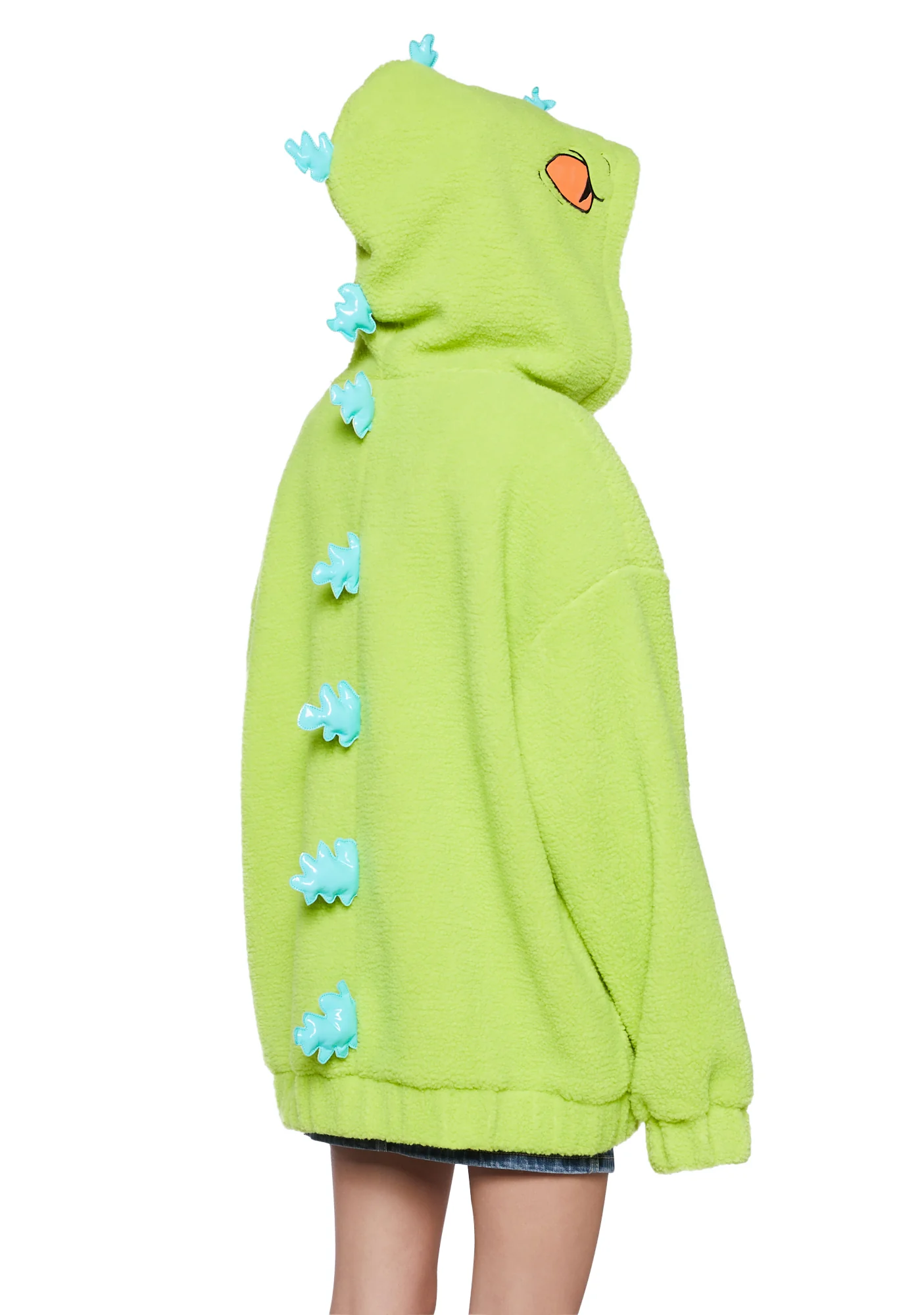Larger Than Life Reptar Hooded Sherpa Jacket - Image 2