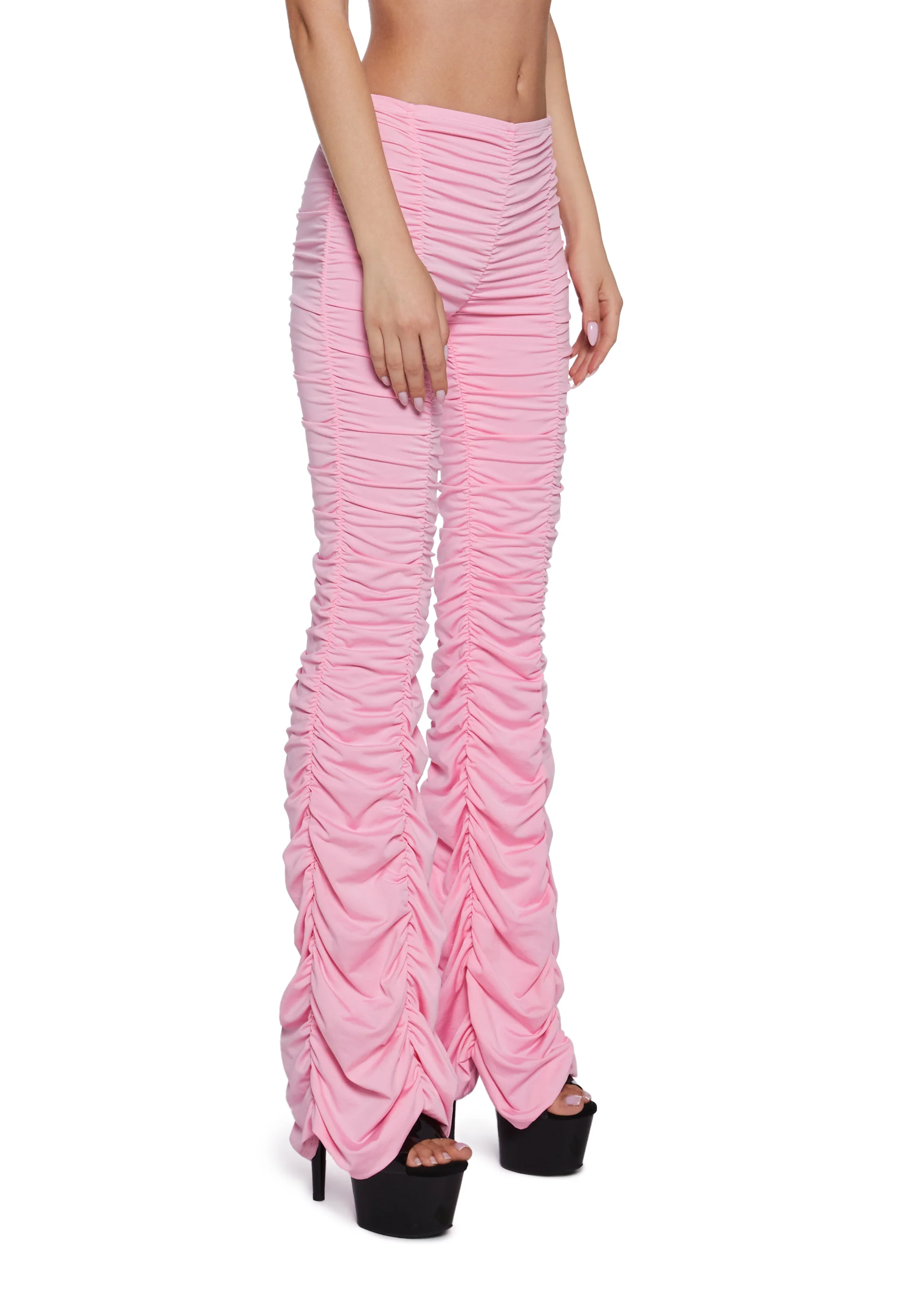 Lasso Babe Flare Pants - Pink - Image 3