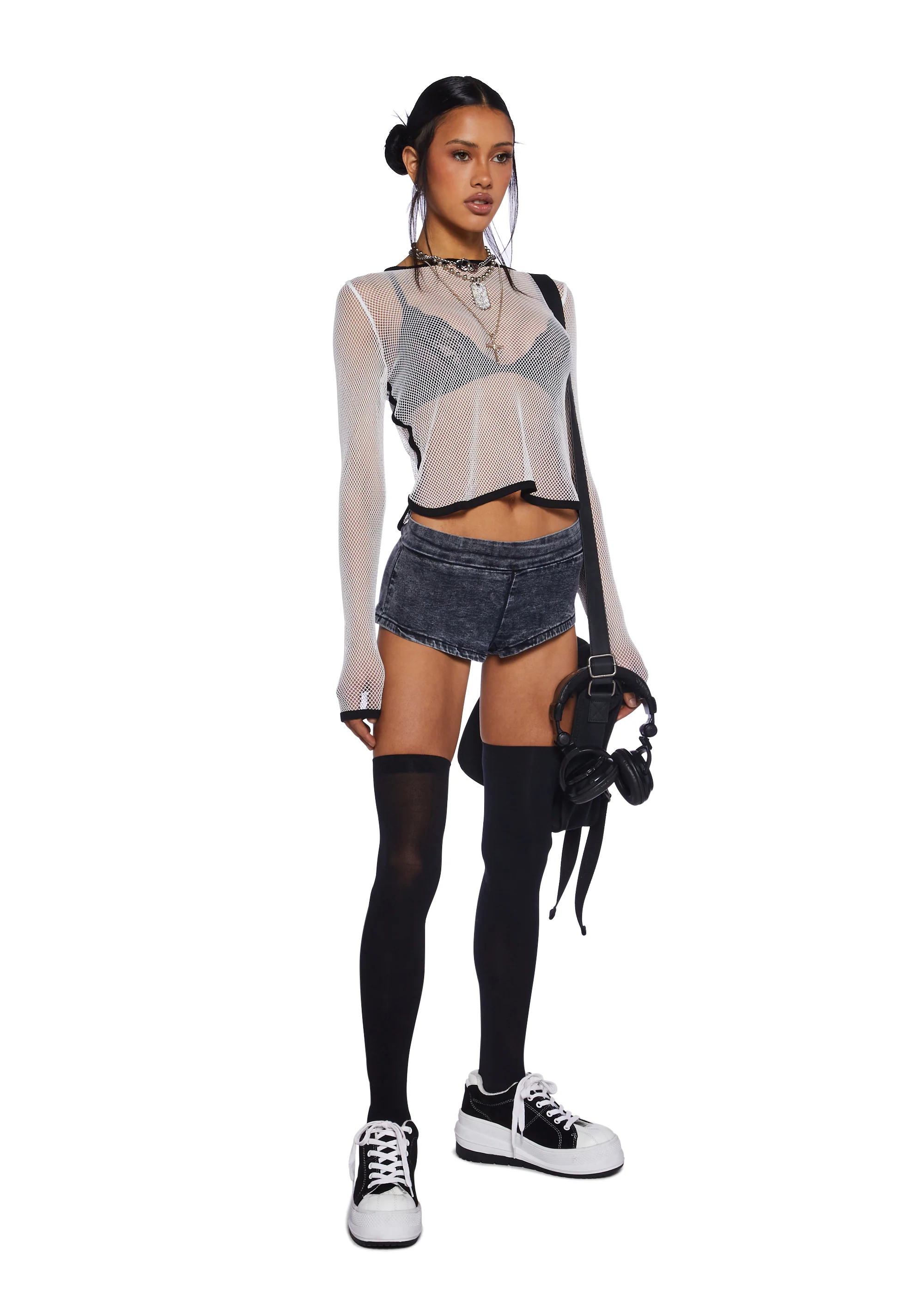 Last Laugh Fishnet Top - Image 2