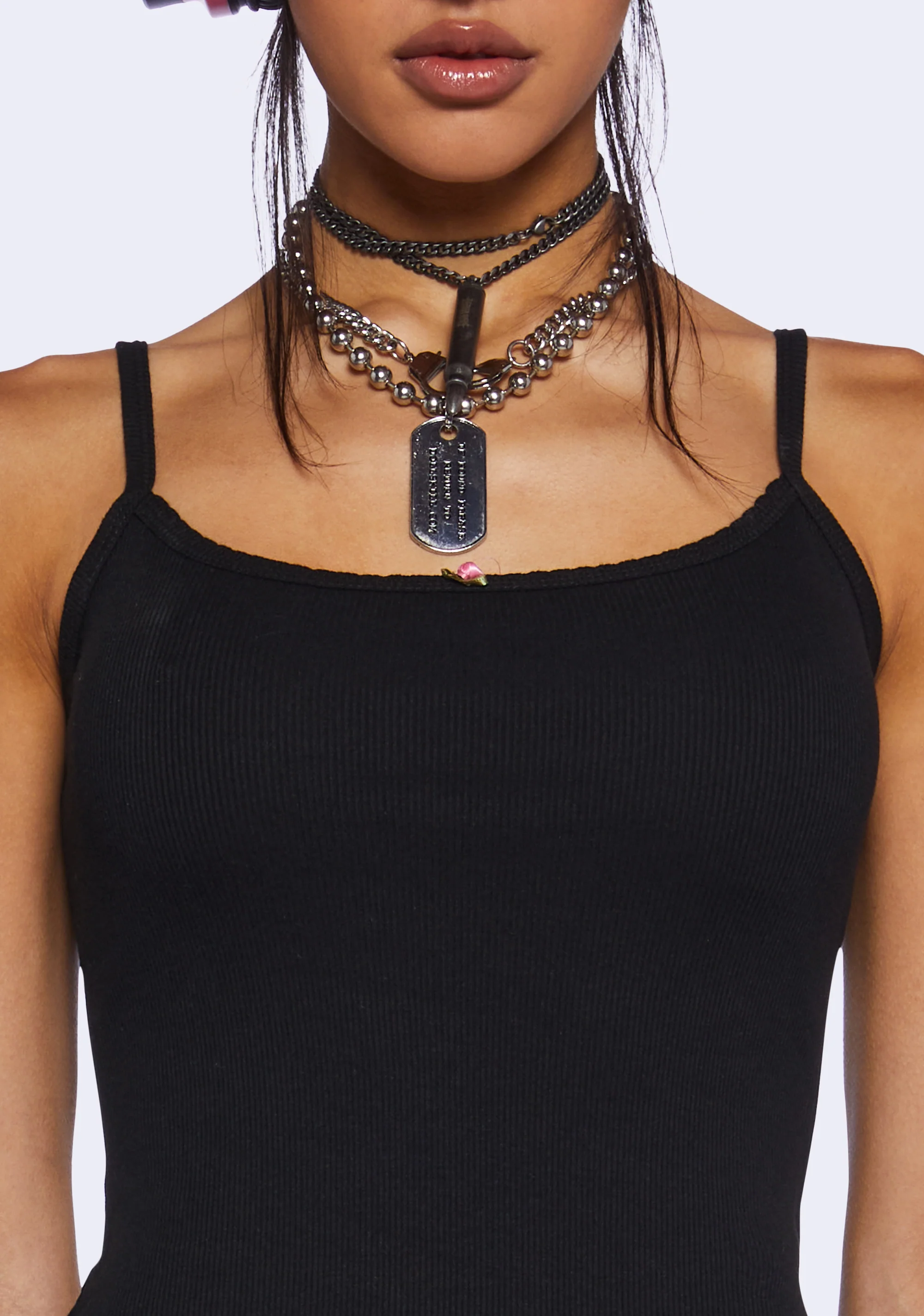 Last Song Tank Dress - Black - Image 5