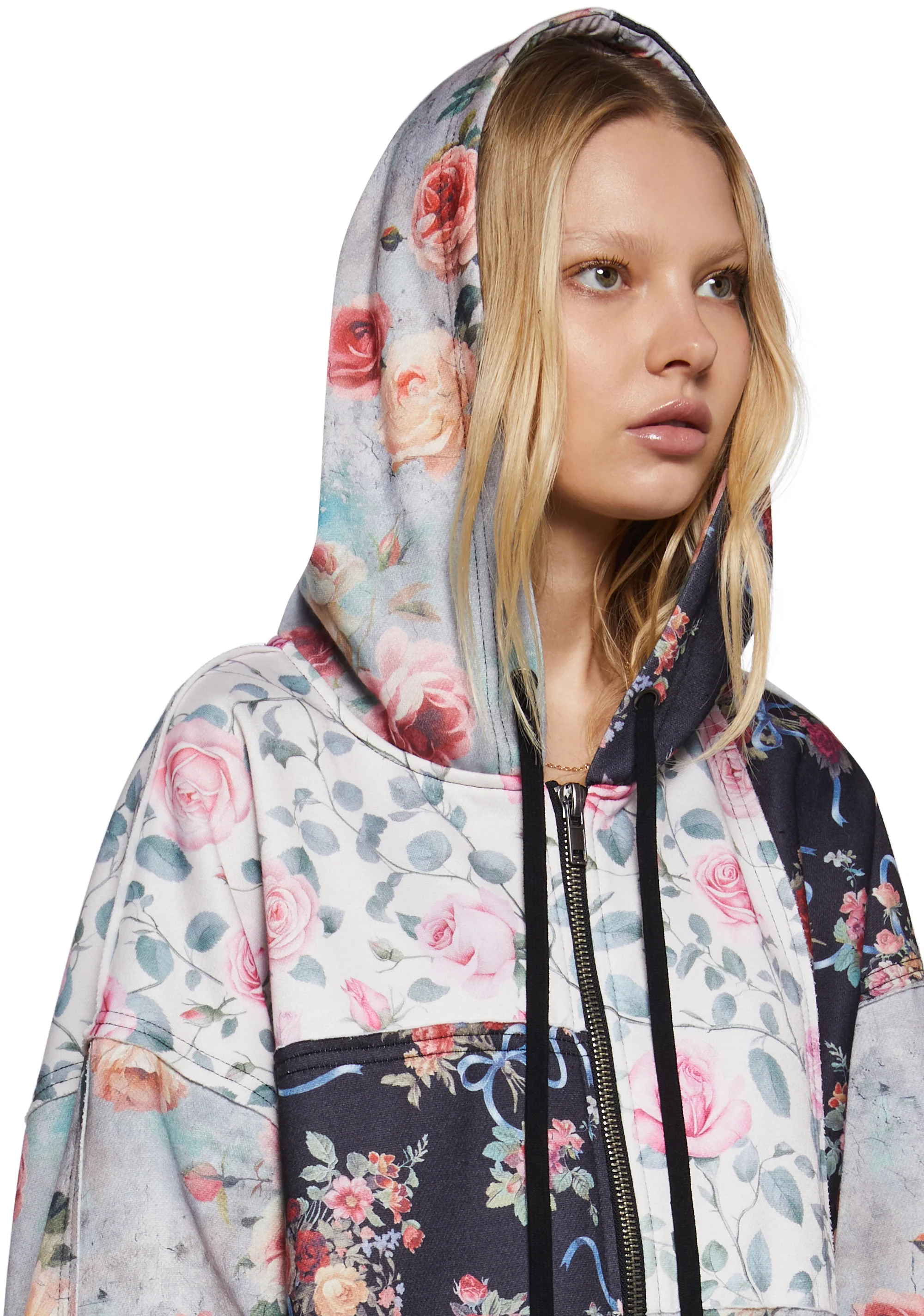 Late Riser Patchwork Hoodie - Image 5