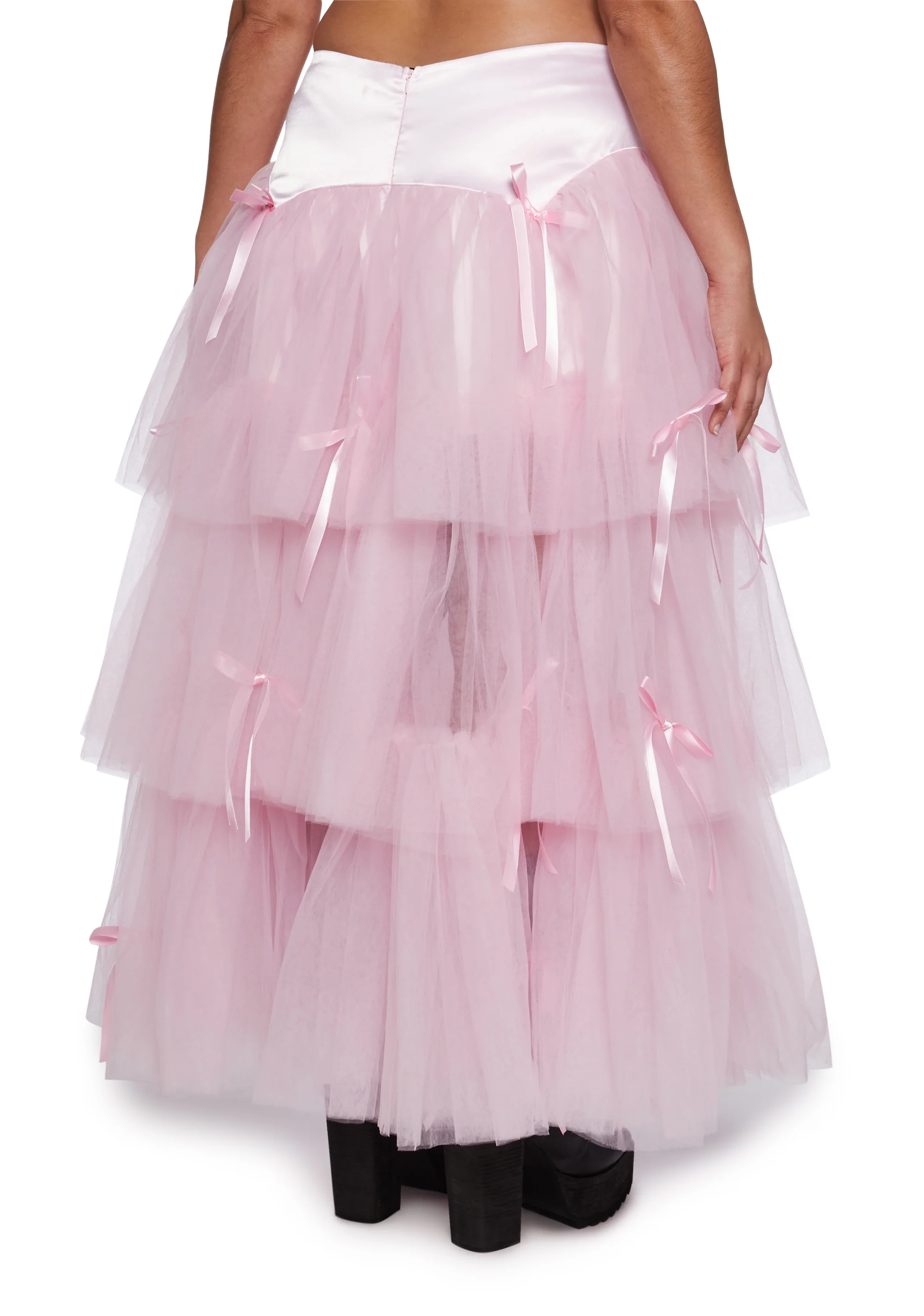 Late To The Ball Tulle Maxi Skirt - Image 11