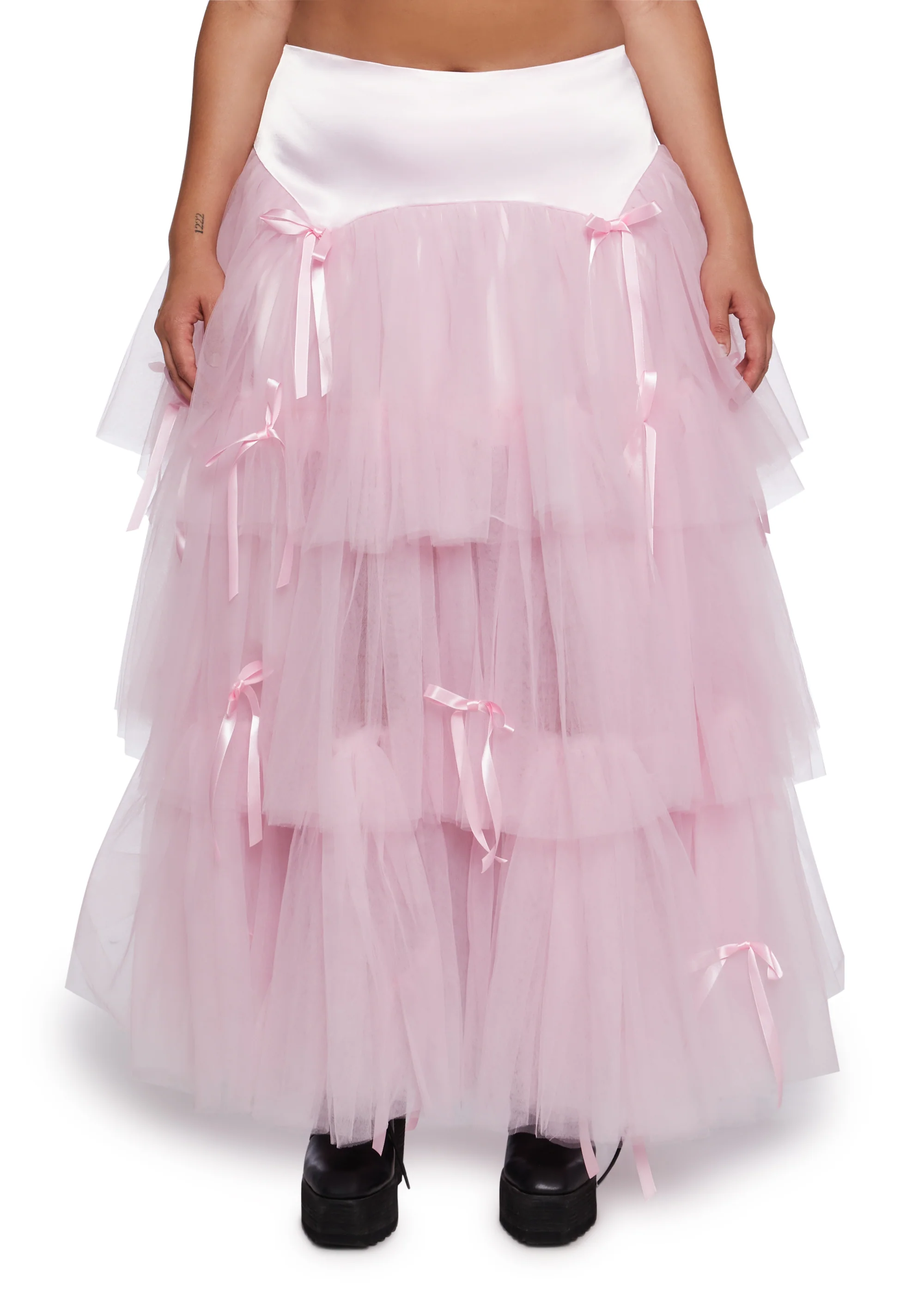 Late To The Ball Tulle Maxi Skirt - Image 2