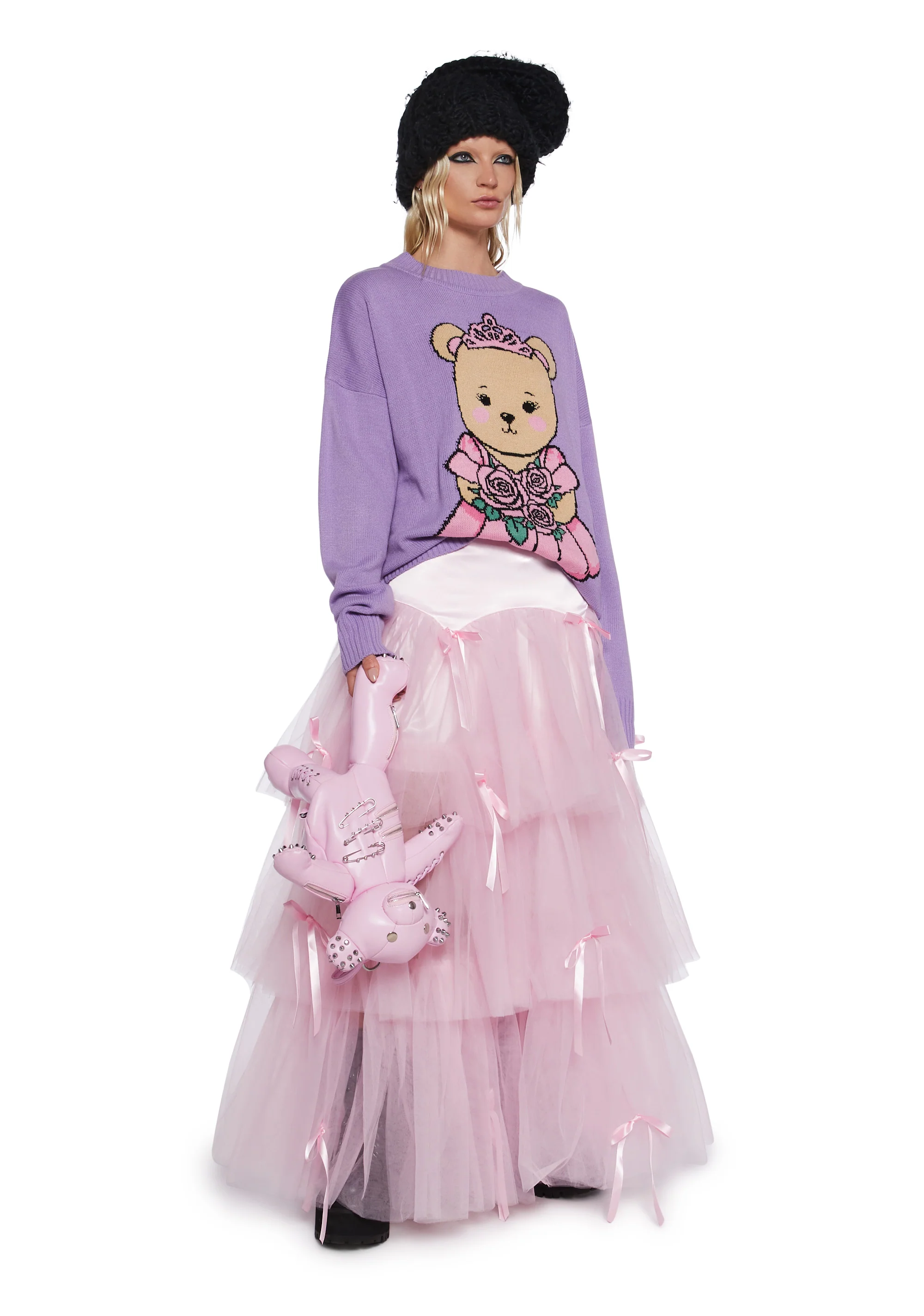 Late To The Ball Tulle Maxi Skirt - Image 3