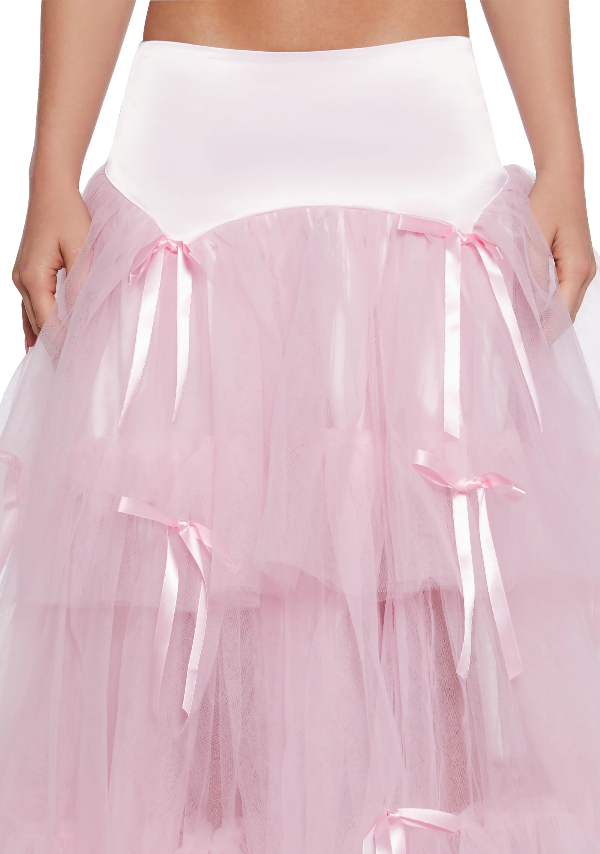 Late To The Ball Tulle Maxi Skirt - Image 6