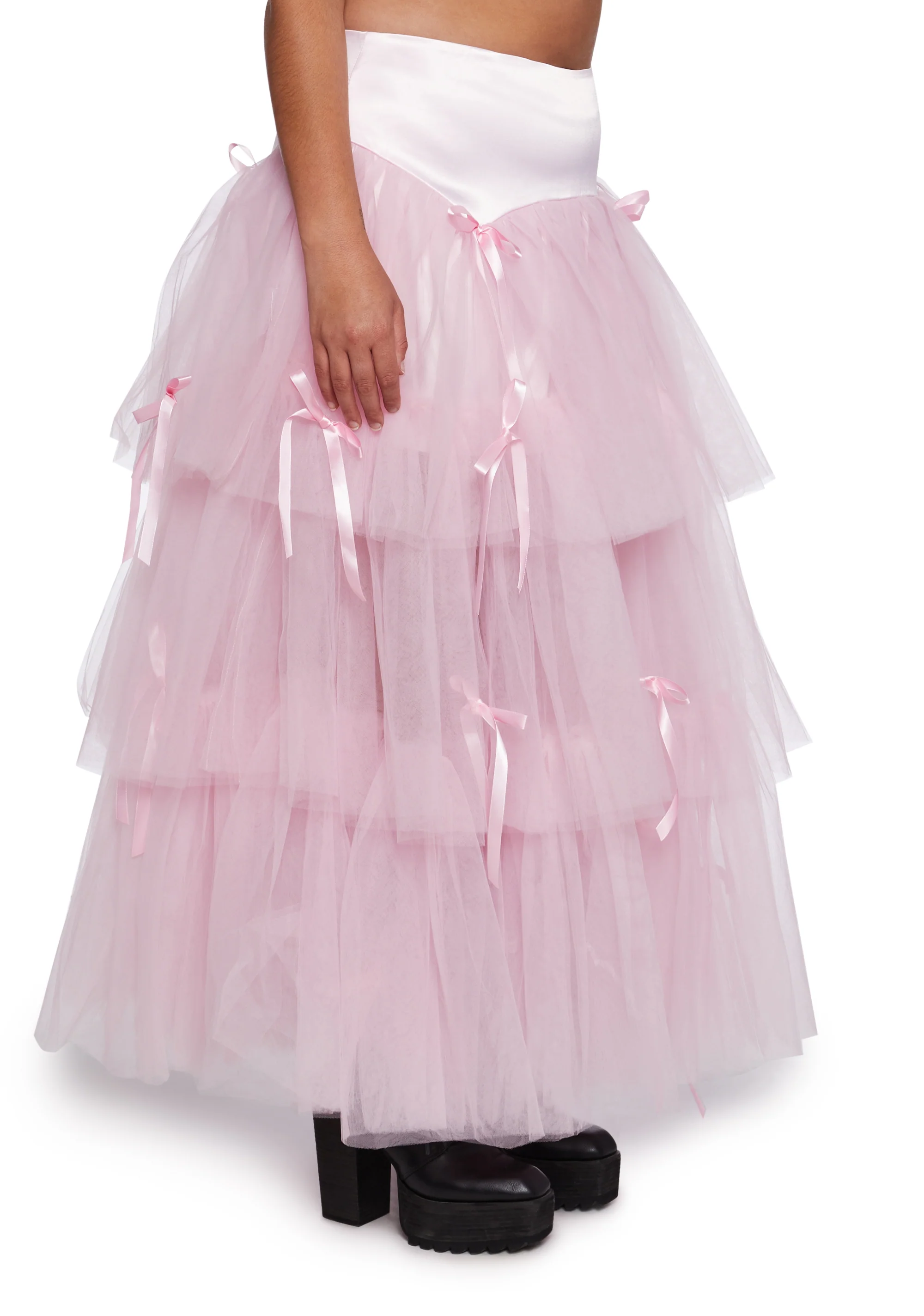 Late To The Ball Tulle Maxi Skirt - Image 8
