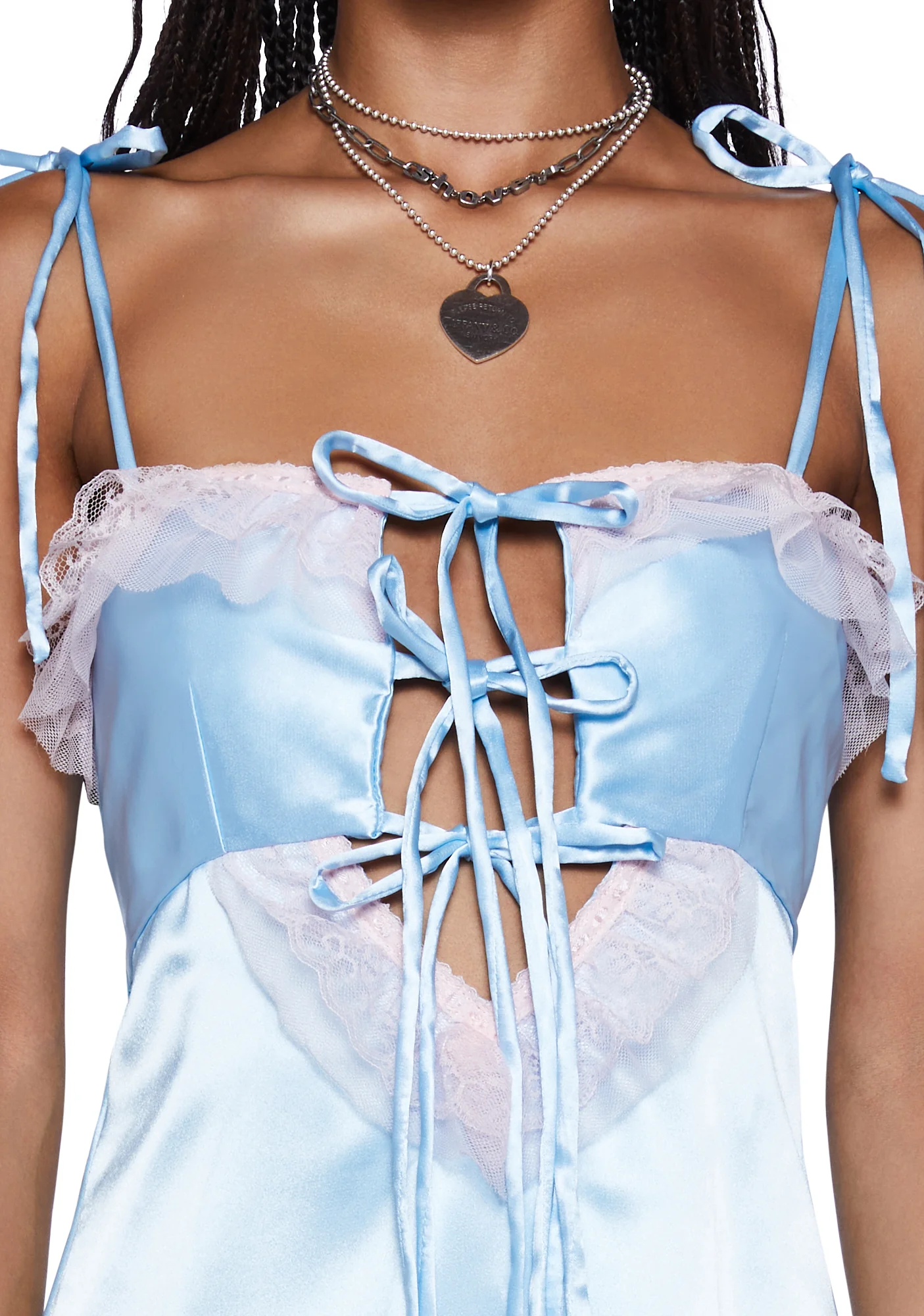 Lauren Satin Dress - Image 5